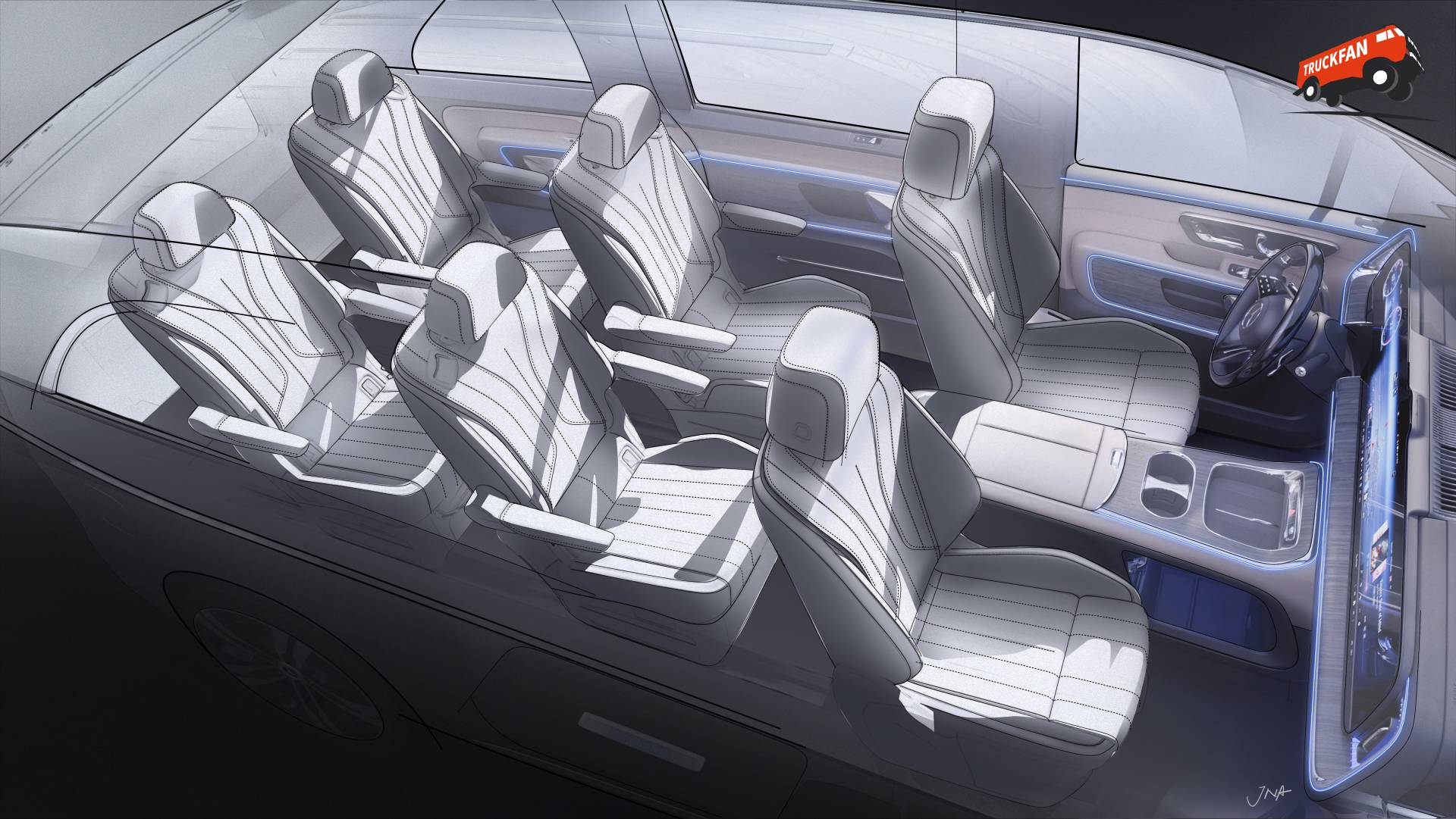 Mercedes-Benz VLE elektrische MPV met 800-volt technologie