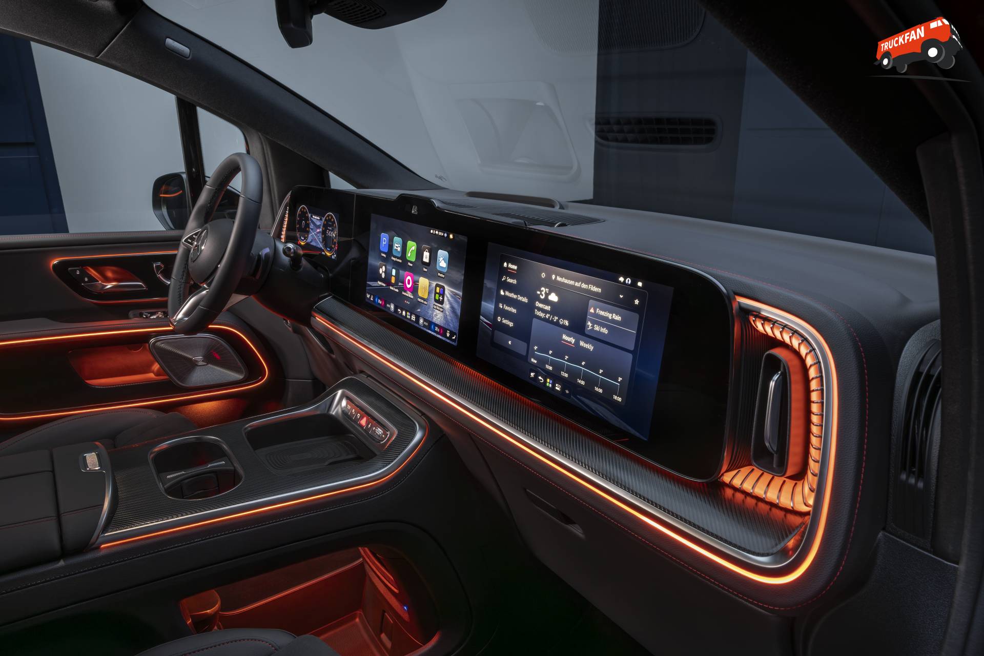 Mercedes-Benz VLE elektrische MPV interieur