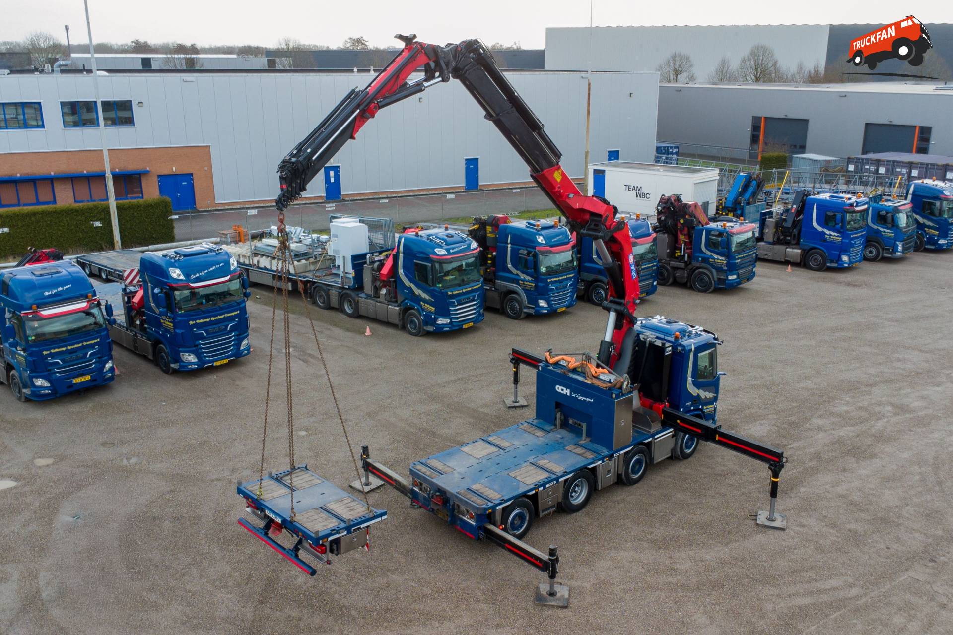 Jos Tolkamp Speciaal Transport aangepaste DAF XD truck