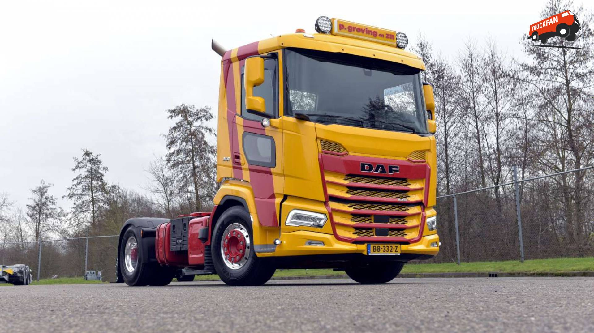 DAF XF 530 truck voor P. Greving en Zn.