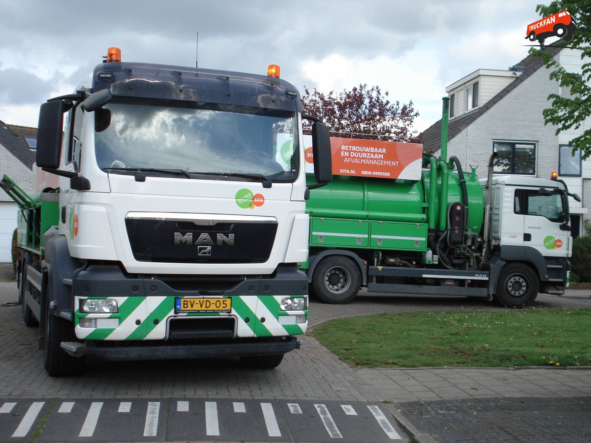 MAN TGS truck by Sita company