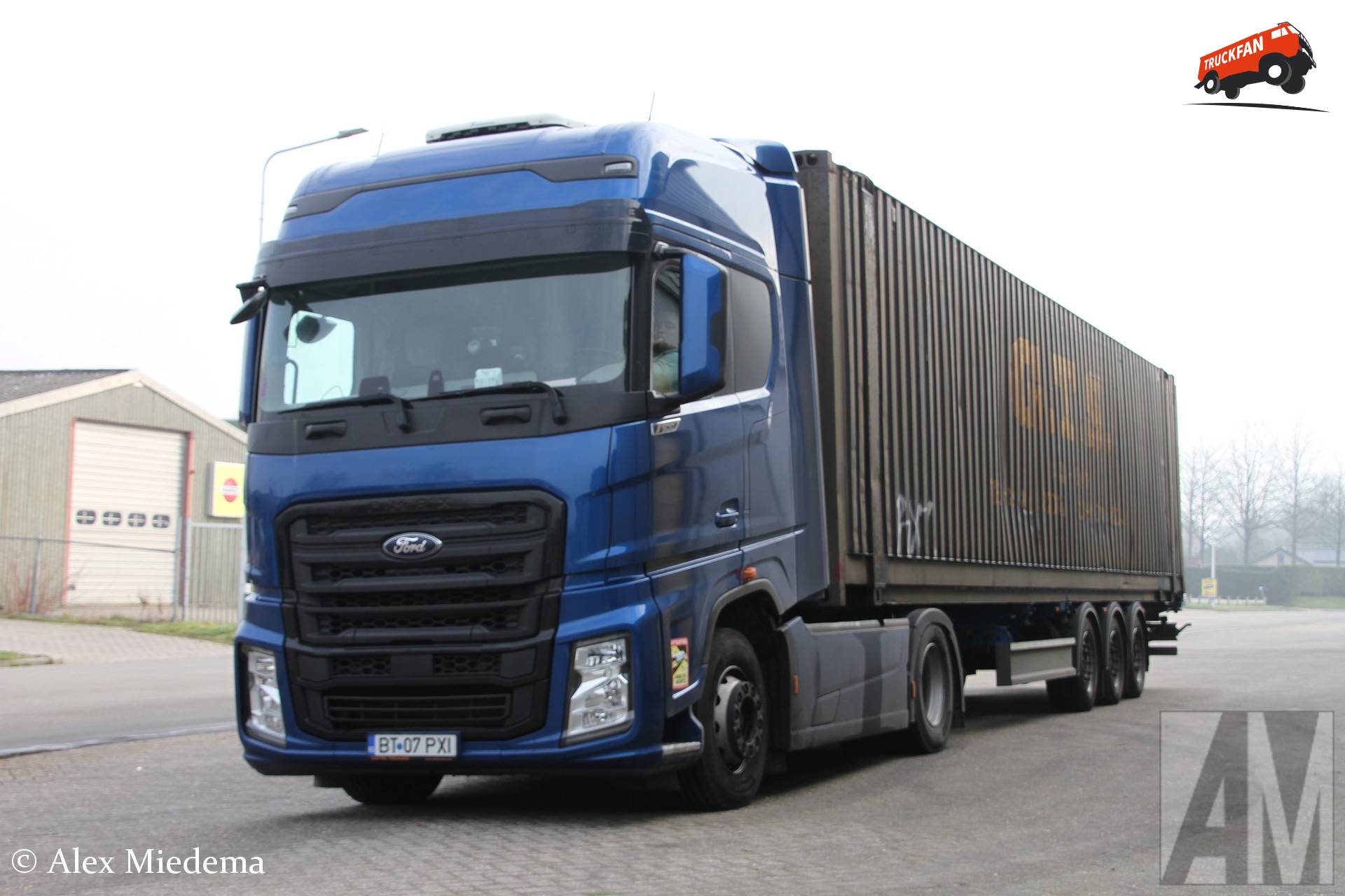 Roemeense Ford F-Max bij de ZOS in Stiens