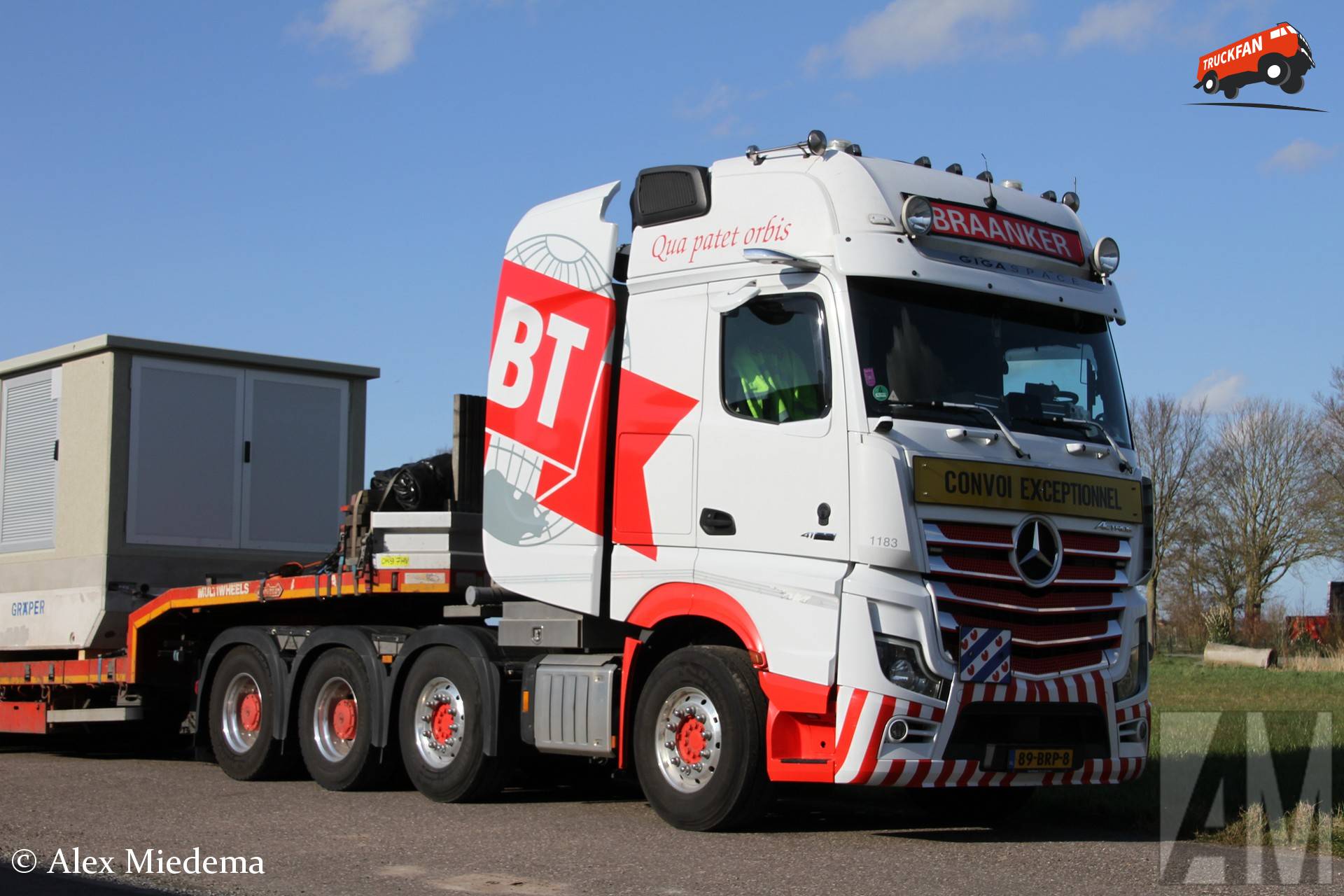 Mercedes-Benz Actros zwaar transport trekker van Braanker