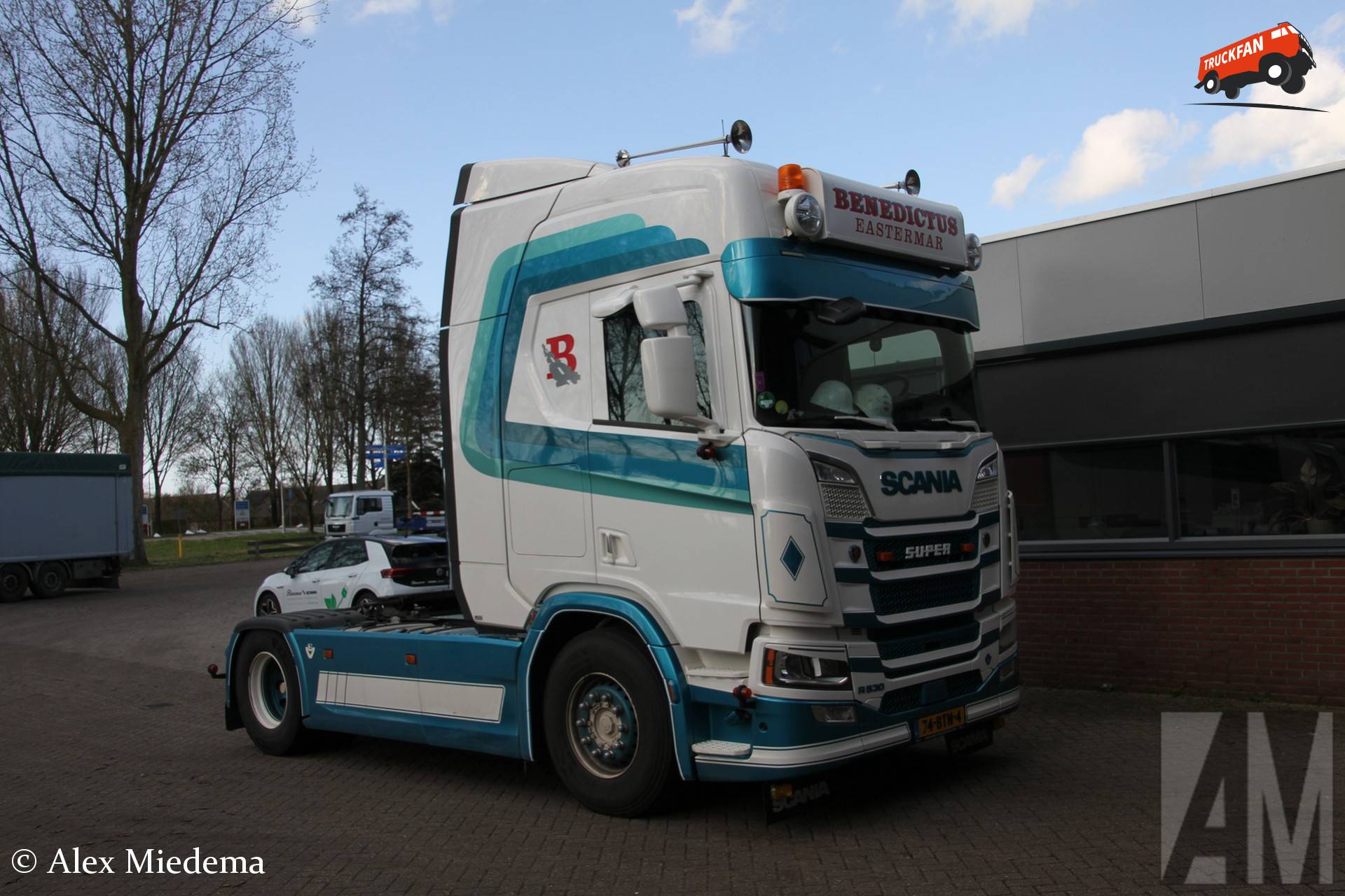 Scania R530 truck van V.O.F. Benedictus Transporten