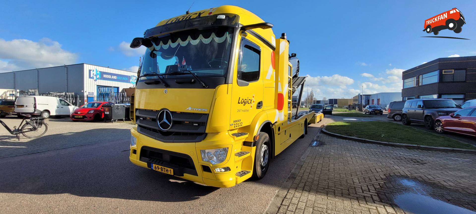 Mercedes-Benz Actros vrachtwagen bij Logicx