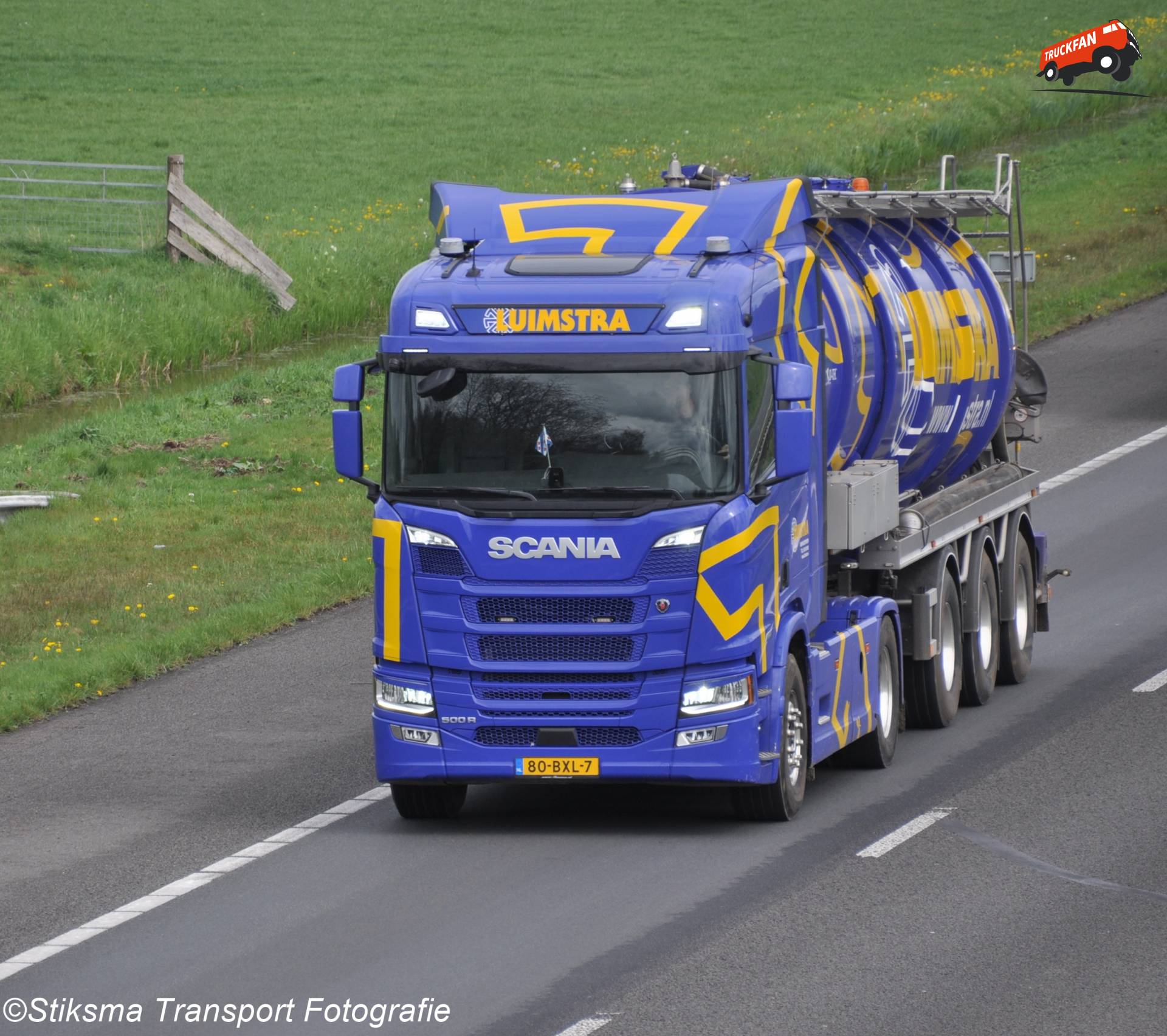 Scania R500 vrachtwagen van Luimstra Transport