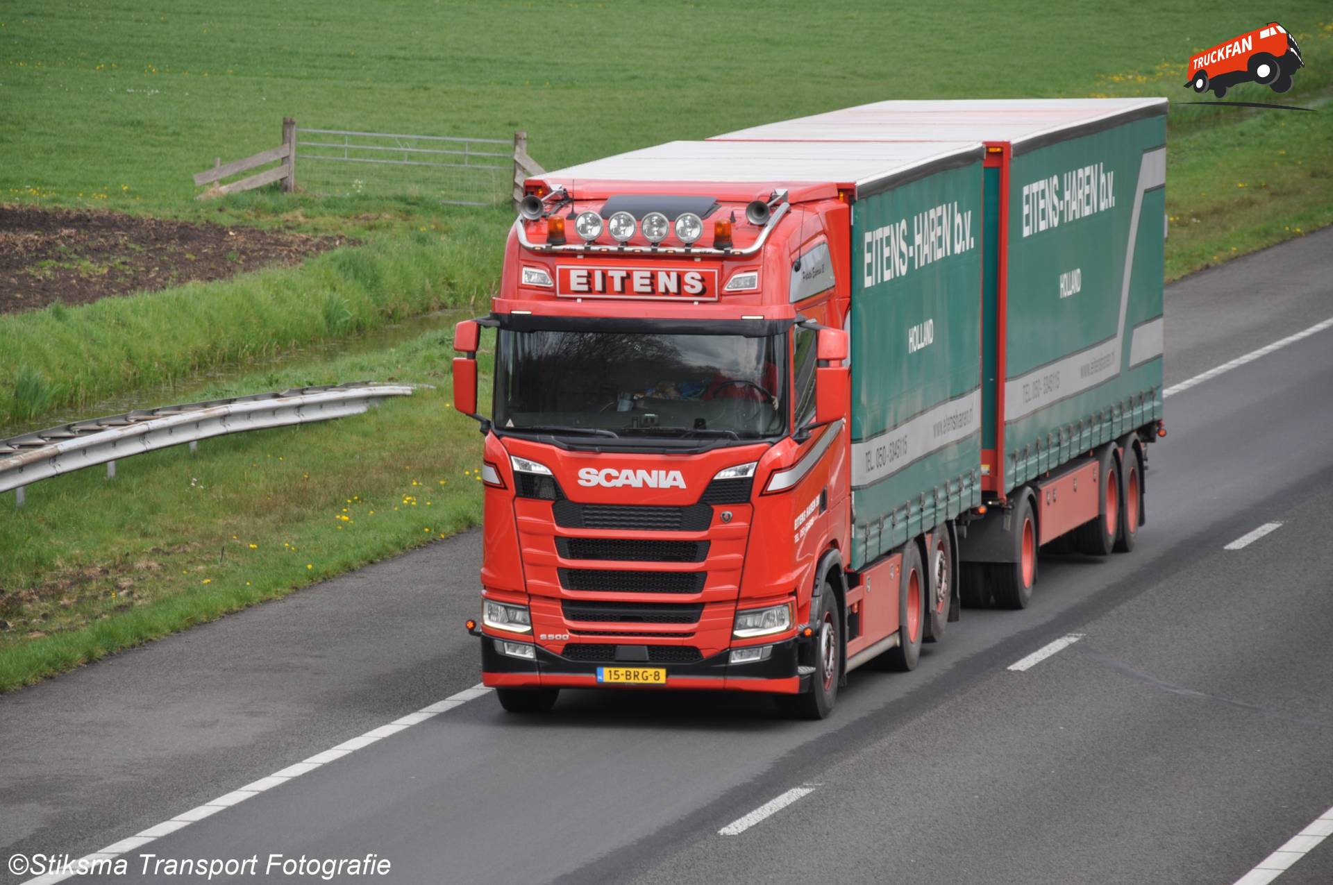 Scania S500 vrachtwagen van Eitens-Haren B.V.