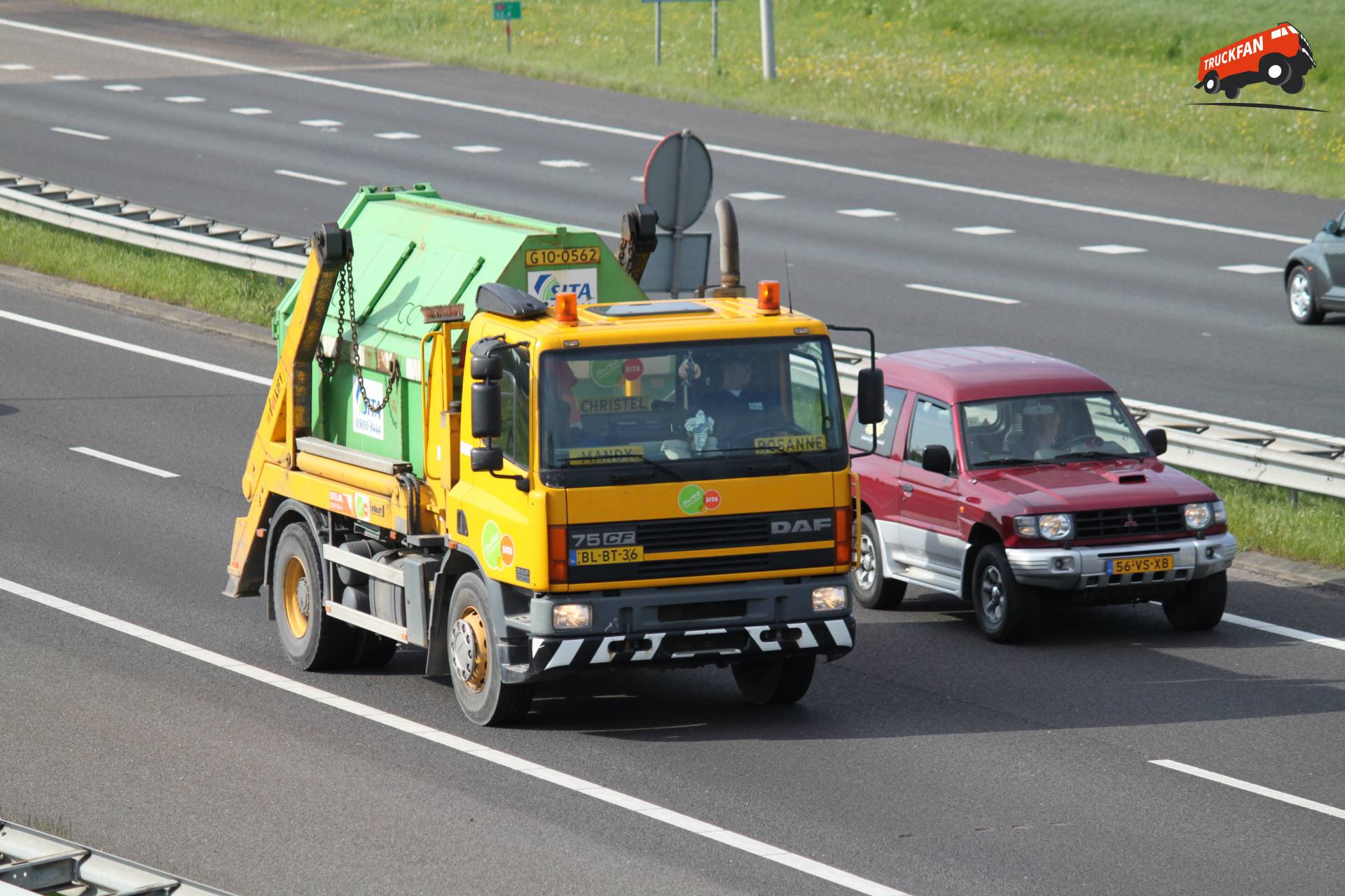 DAF 75CF vrachtwagen van Sita