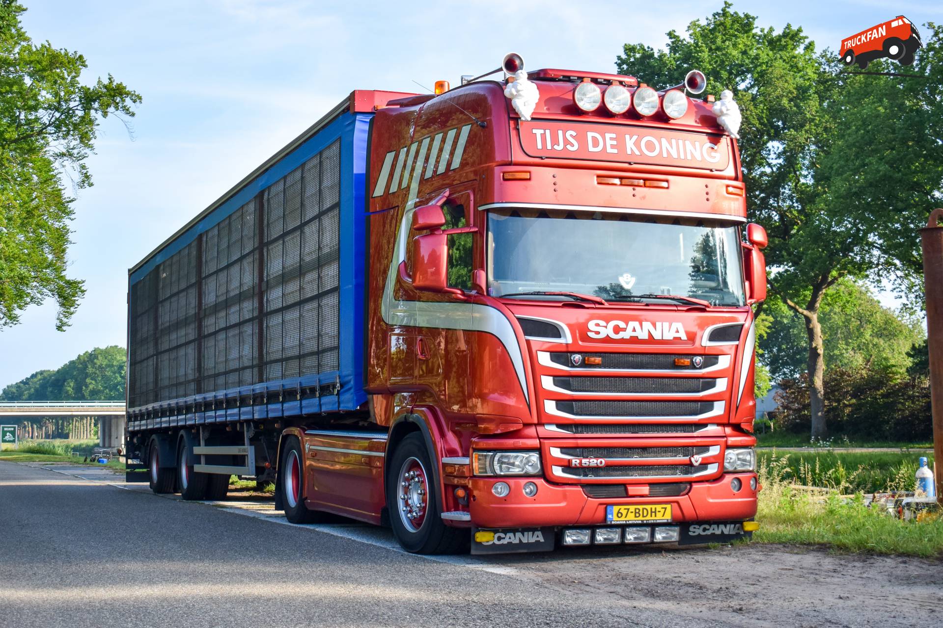 Scania R520 Tijs De Koning Lunteren