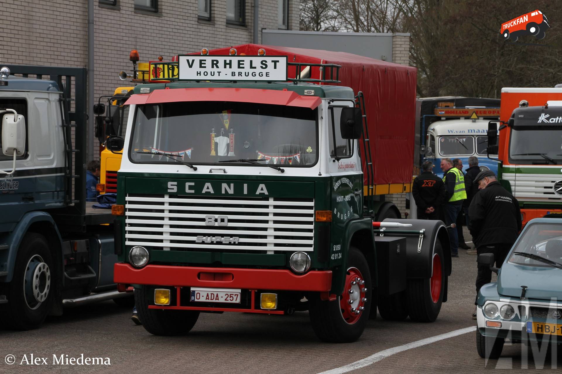 Scania LB80 Super truck in de noordwesthoek van Friesland