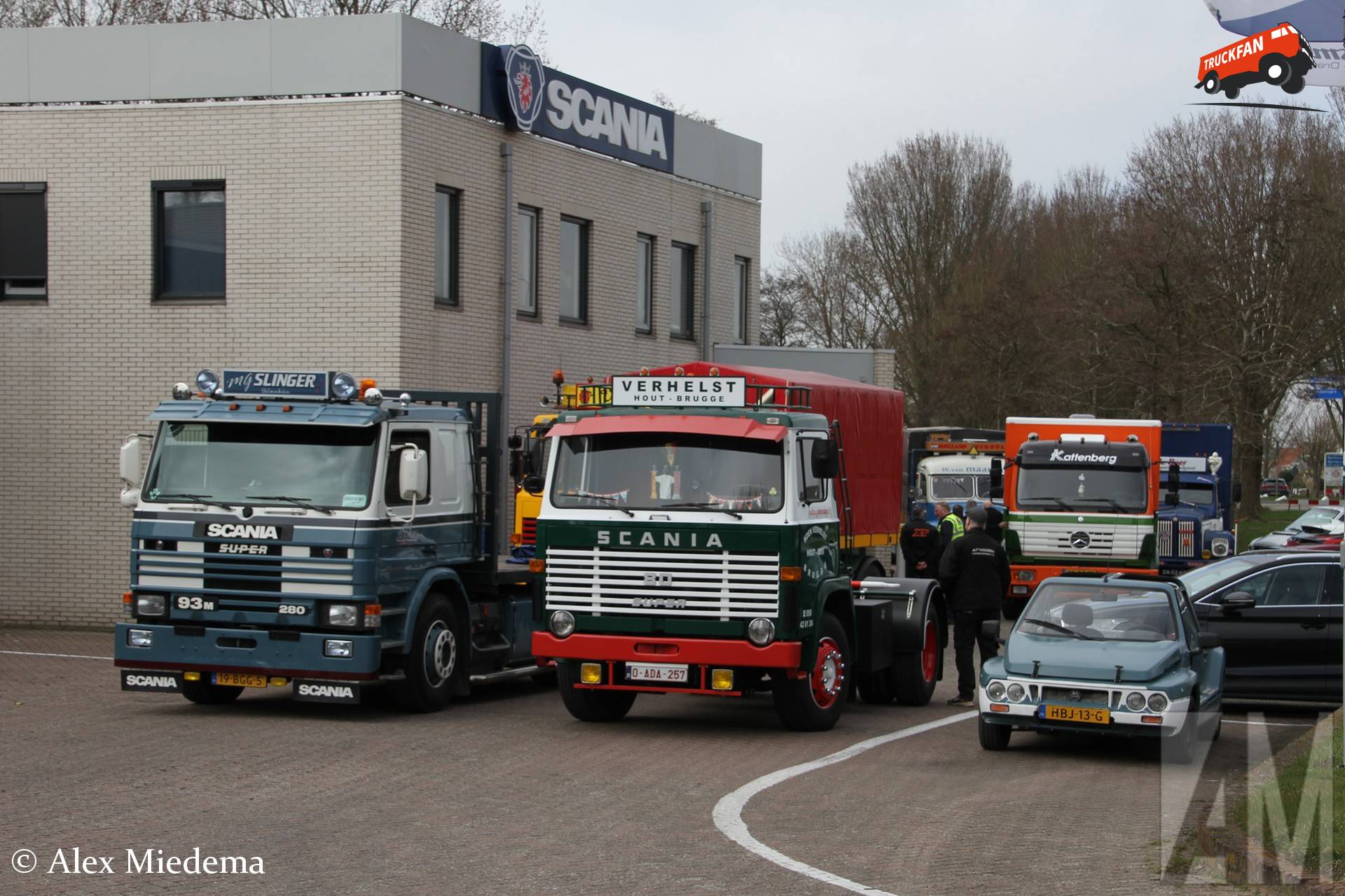 Trucks including Scania 93, 80 and Mega Tjaffer