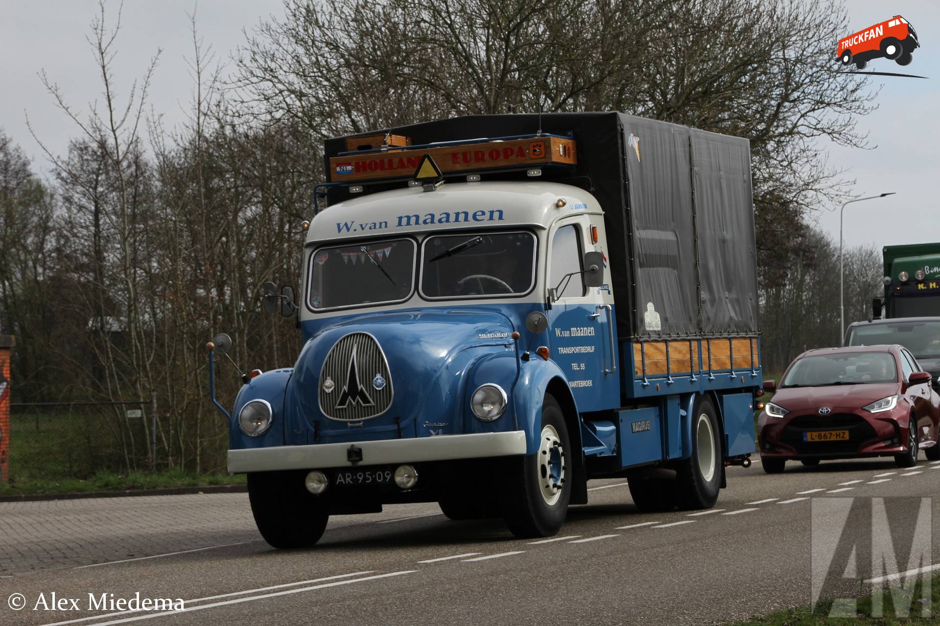 Magirus Deutz Jupiter vrachtwagen 1970 Noordwesthoek Friesland