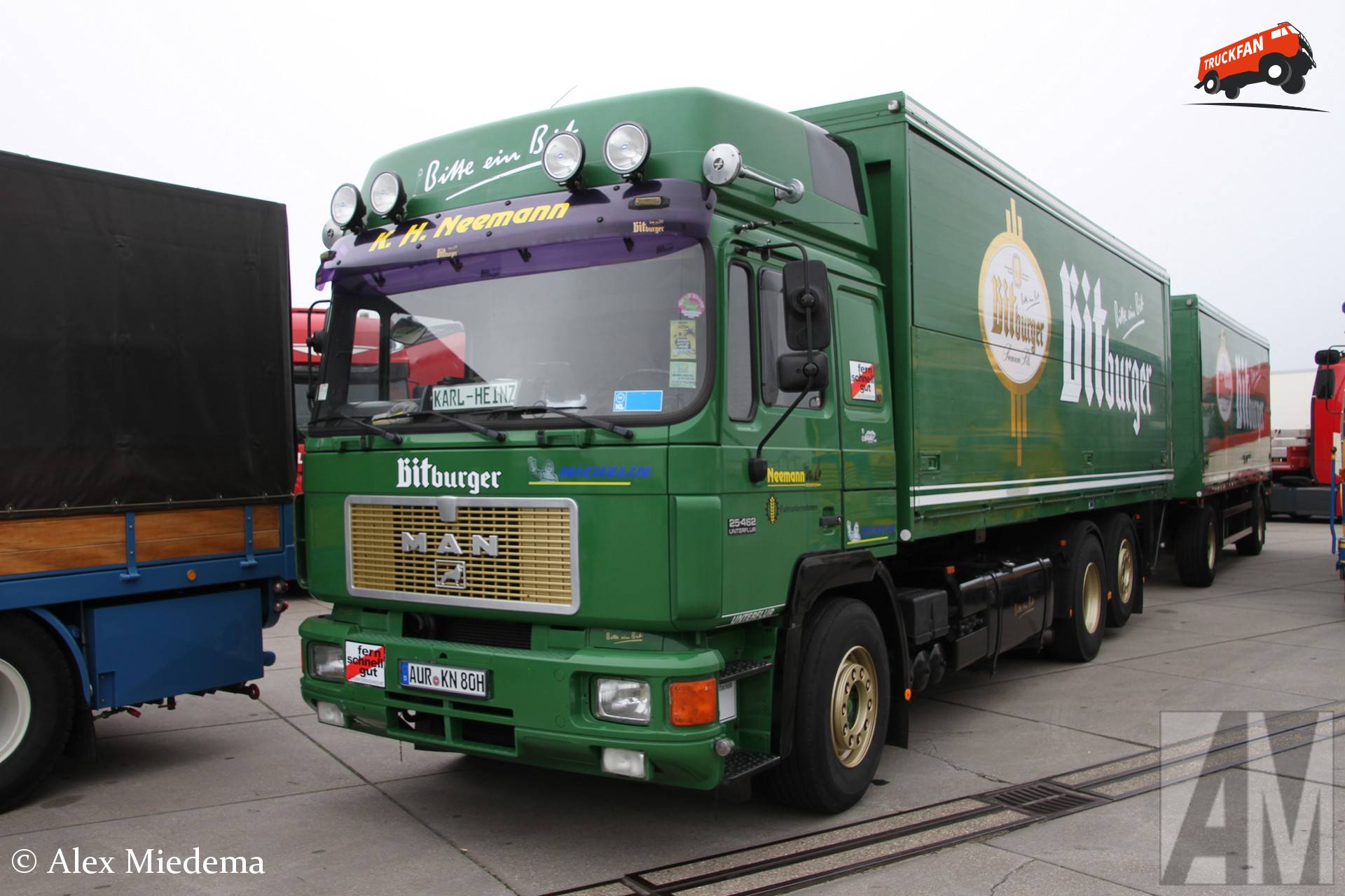 MAN F90 25.462 drankencombinatie Bitburger