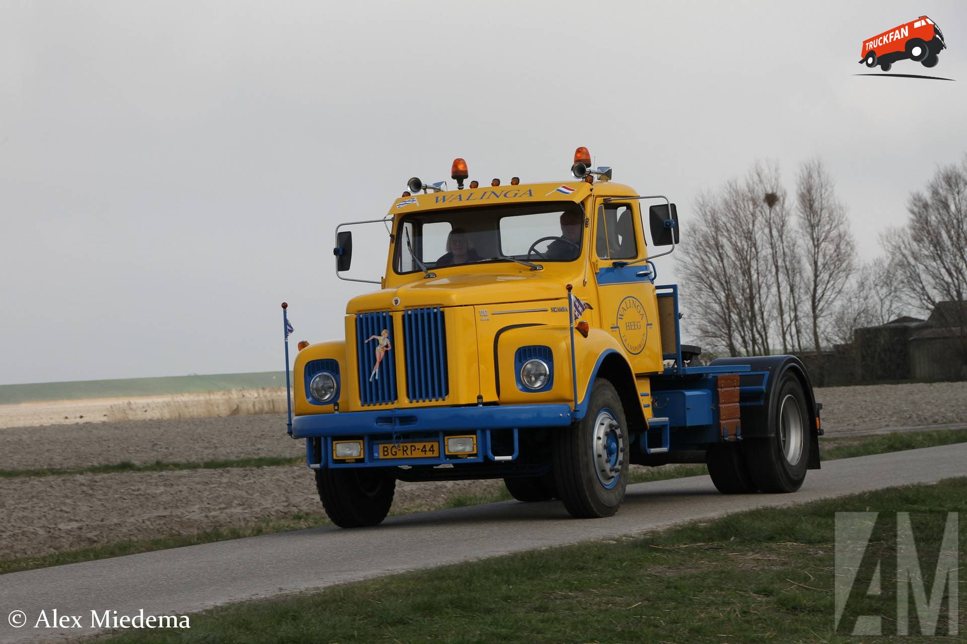 Scania L110 op Trucks on Tour 2026 in Friesland