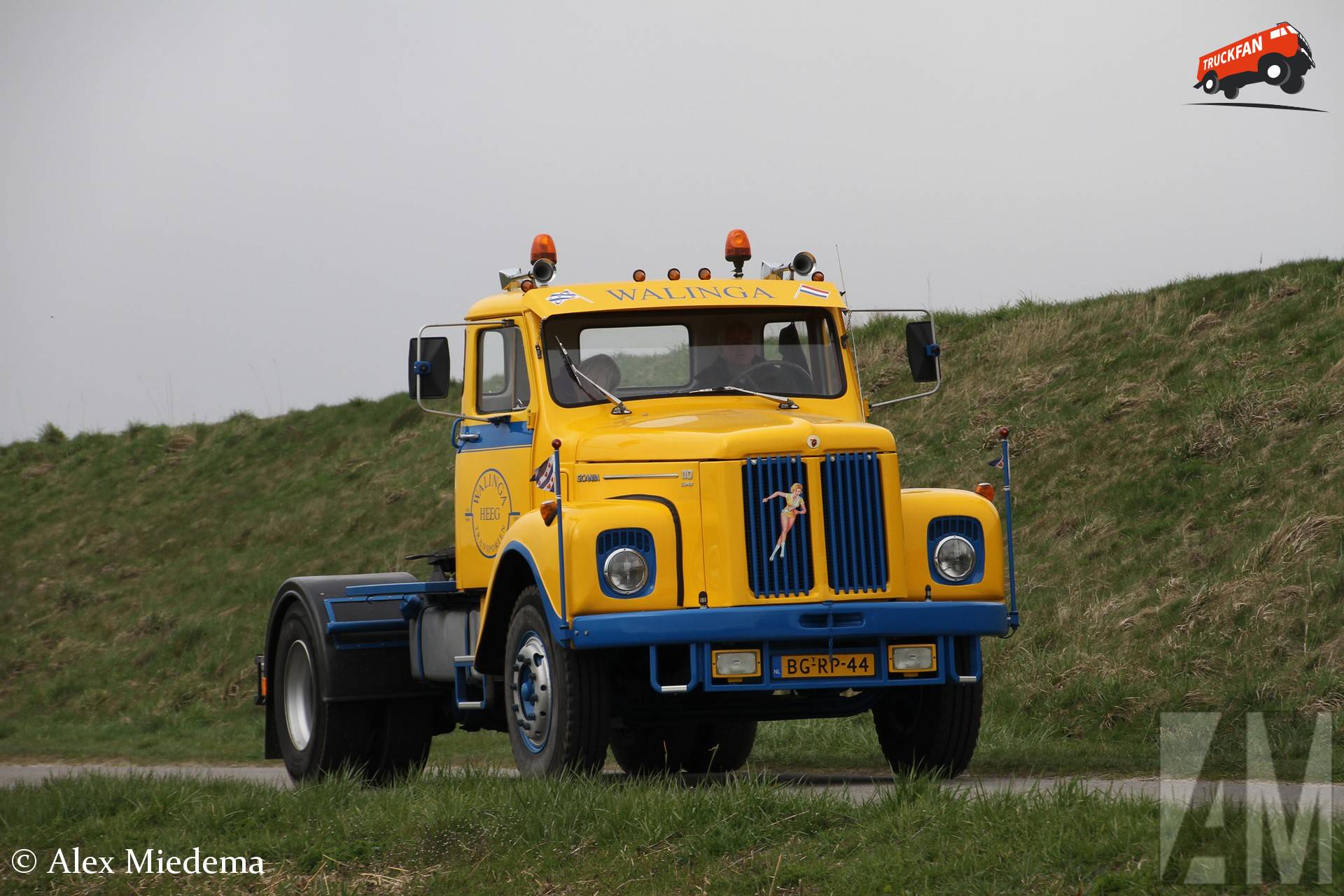 Scania L110 Super vrachtwagen in Friesland