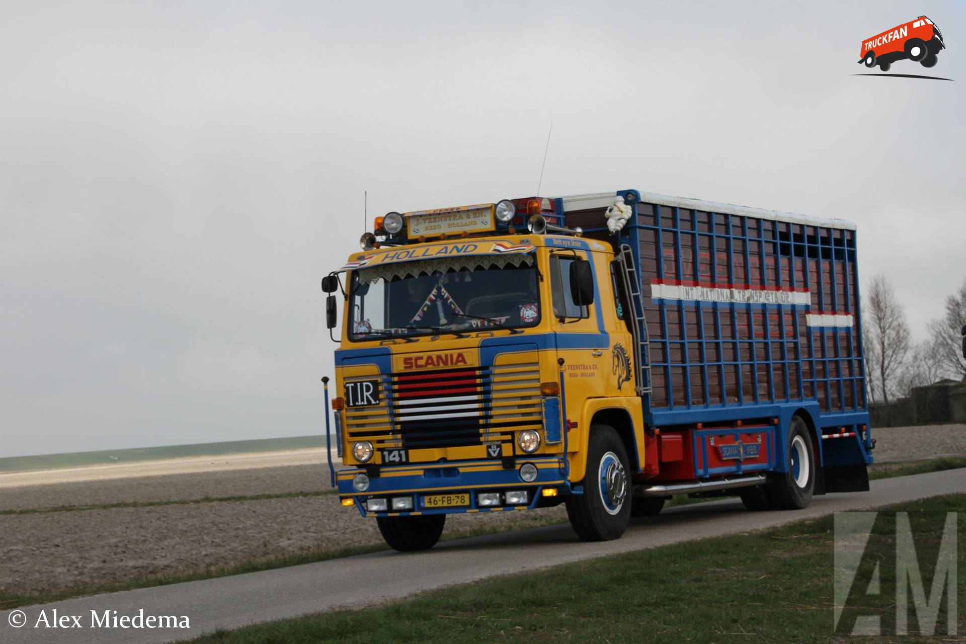 Truck with license plate 46-FB-78 at Trucks on Tour 2026