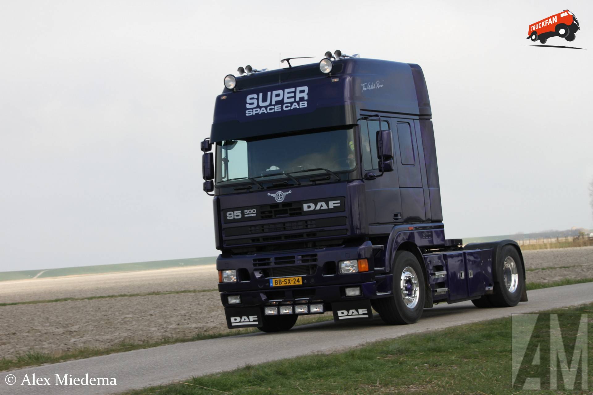 Willem Keesoms DAF 95-vrachtwagen bij Trucks on Tour 2026