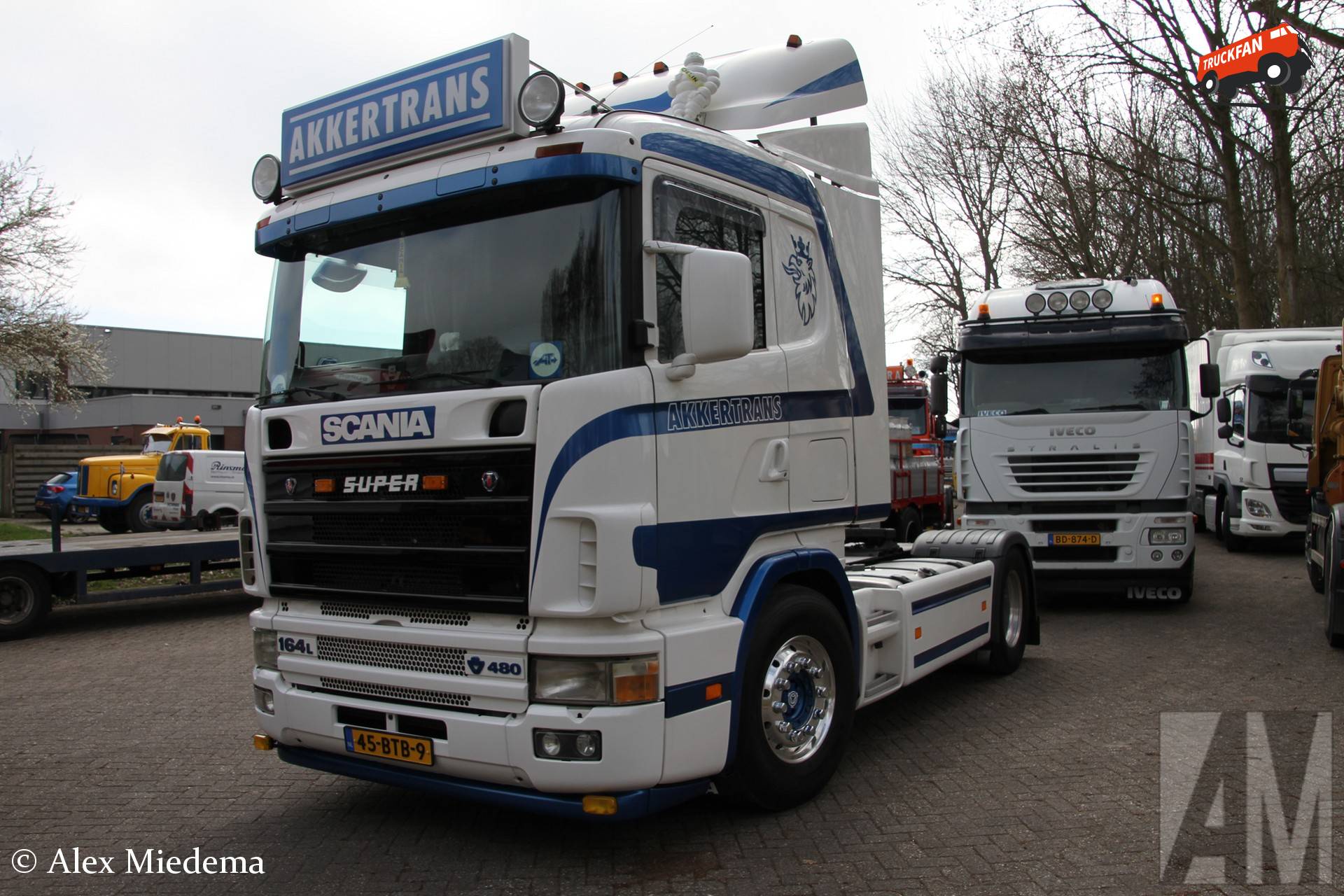 Scania 164L480 truck van Akkertrans