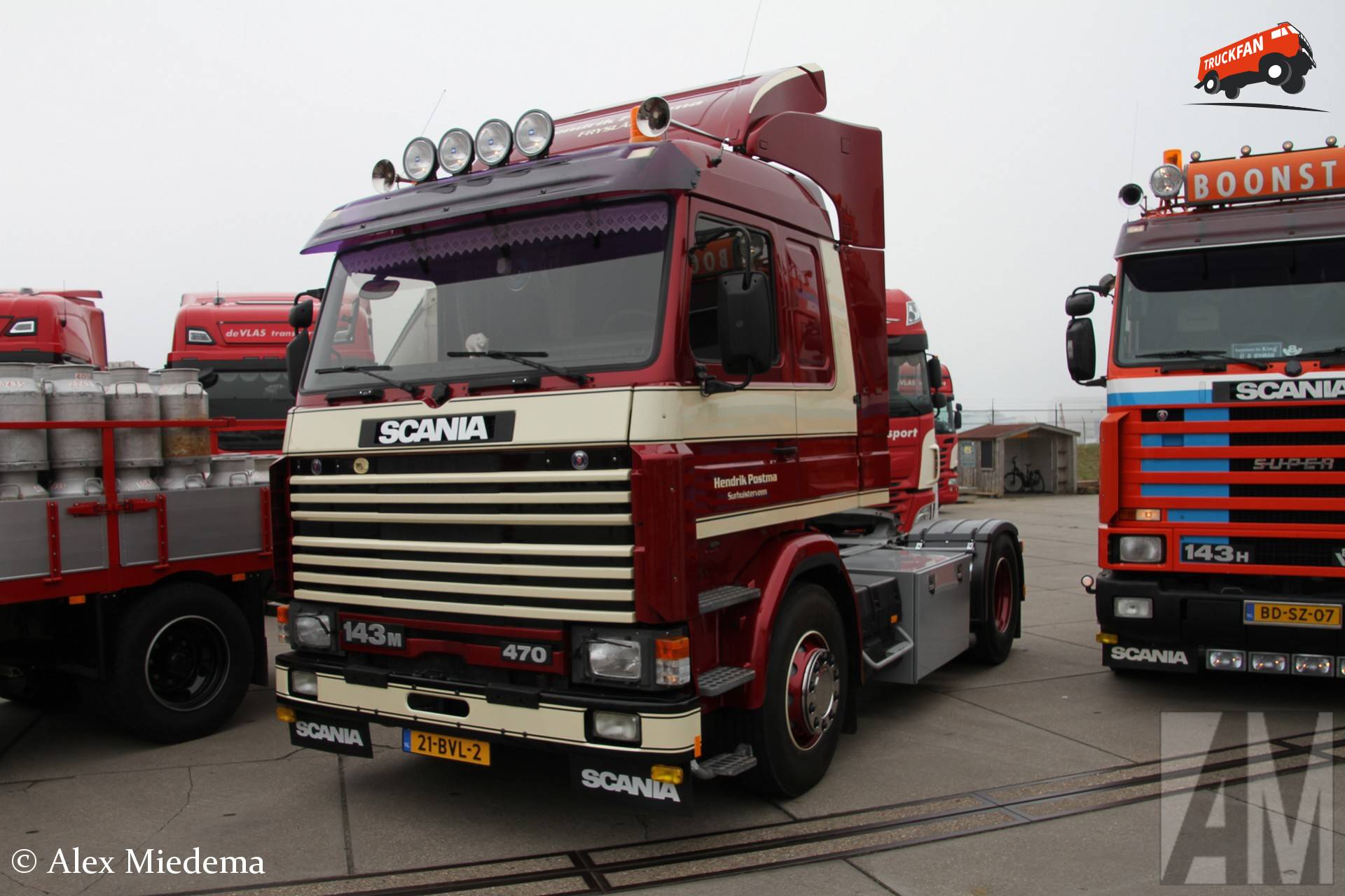Scania 143 truck of Hendrik Postma