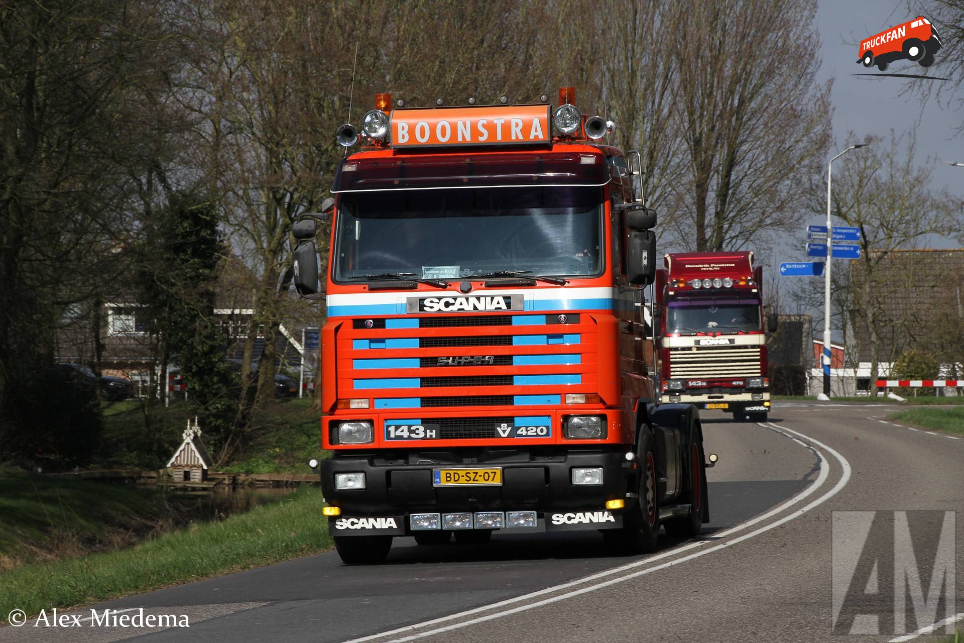 Scania 143 Streamline truck BD-SZ-07 at Trucks on Tour