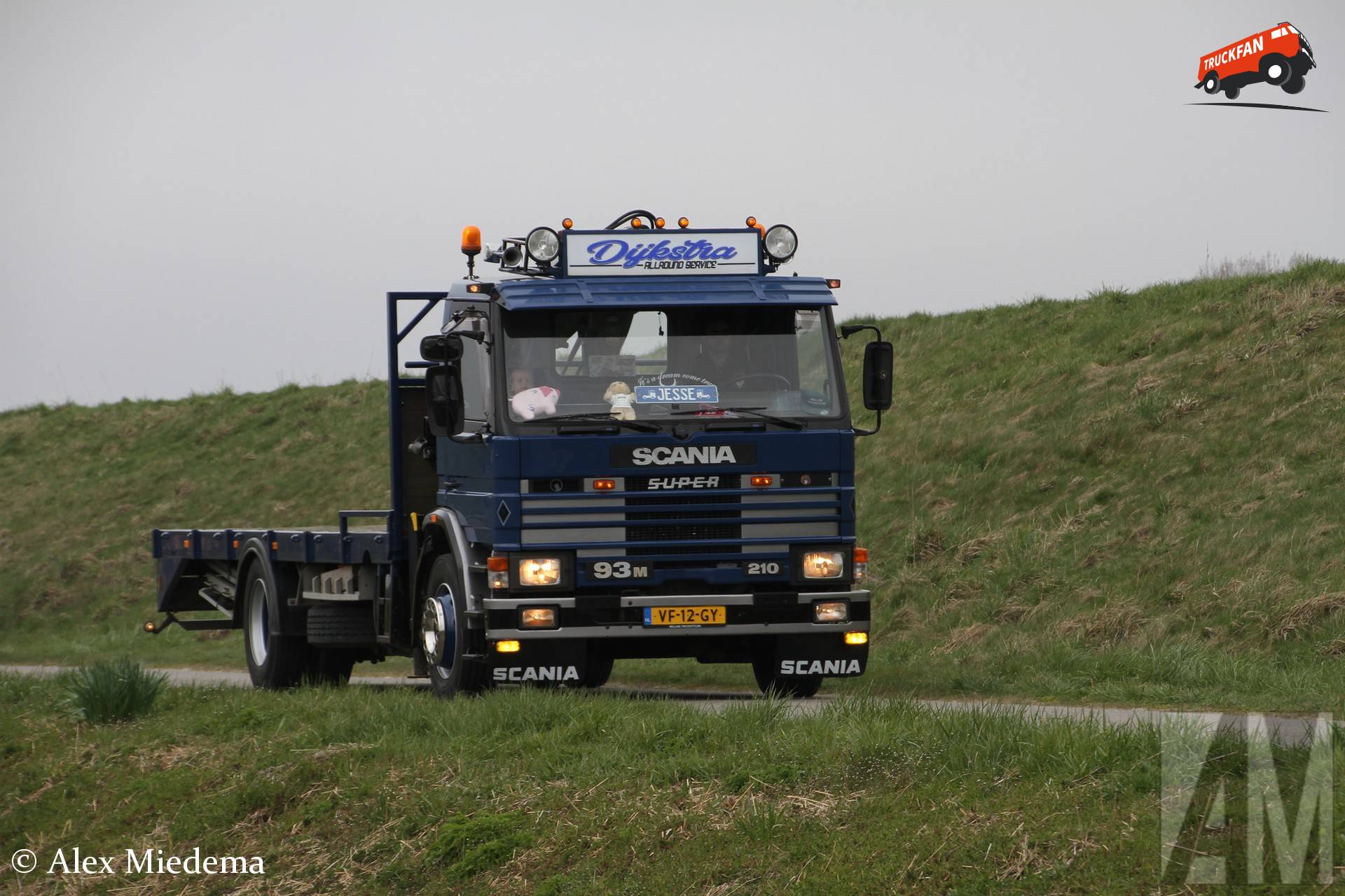 Scania 93 vrachtwagen van Gabriël Dijkstra