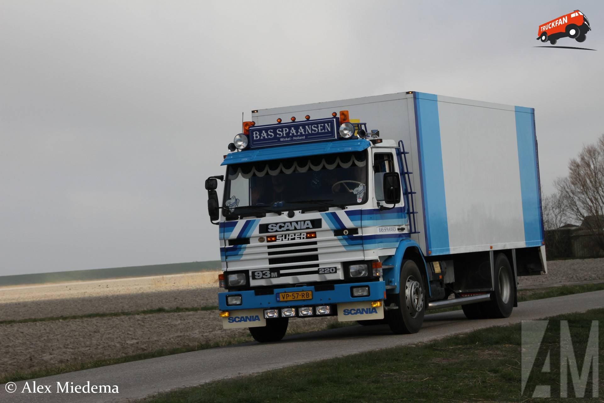 Scania 93 truck van Bas Spaansen in Fryslân