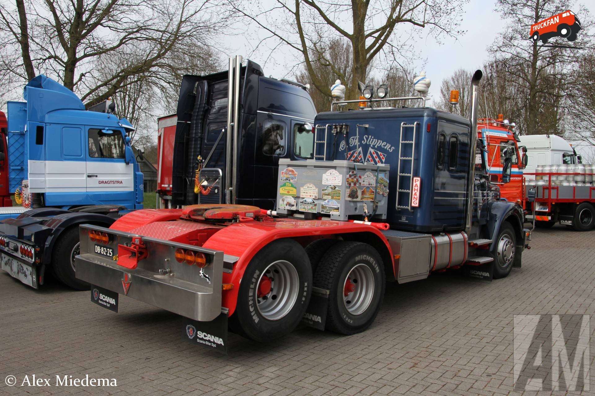 1974 Scania L110 truck with license DB-82-25