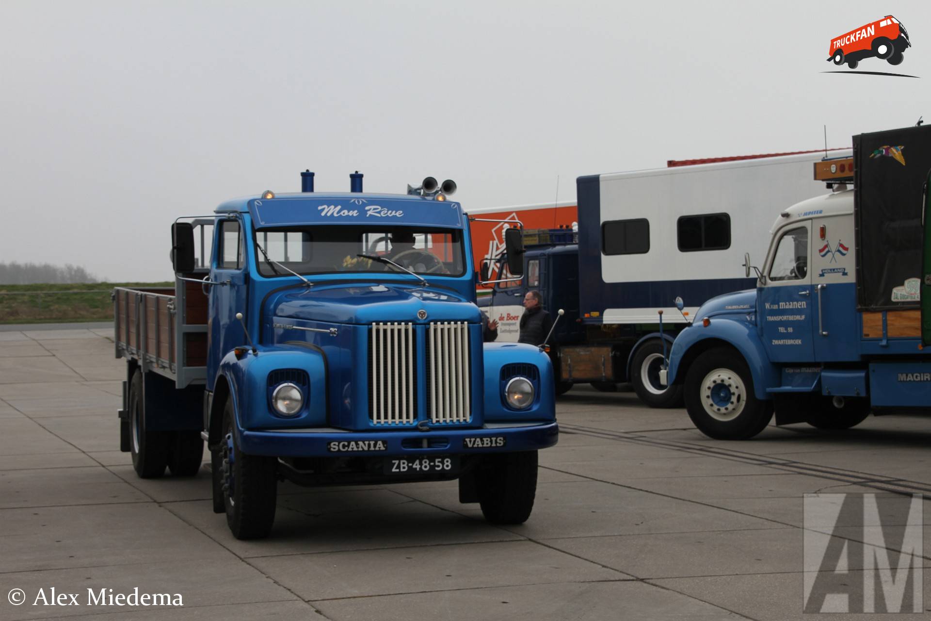 Scania-Vabis L76 owned by Brant de Vries at Trucks on Tour
