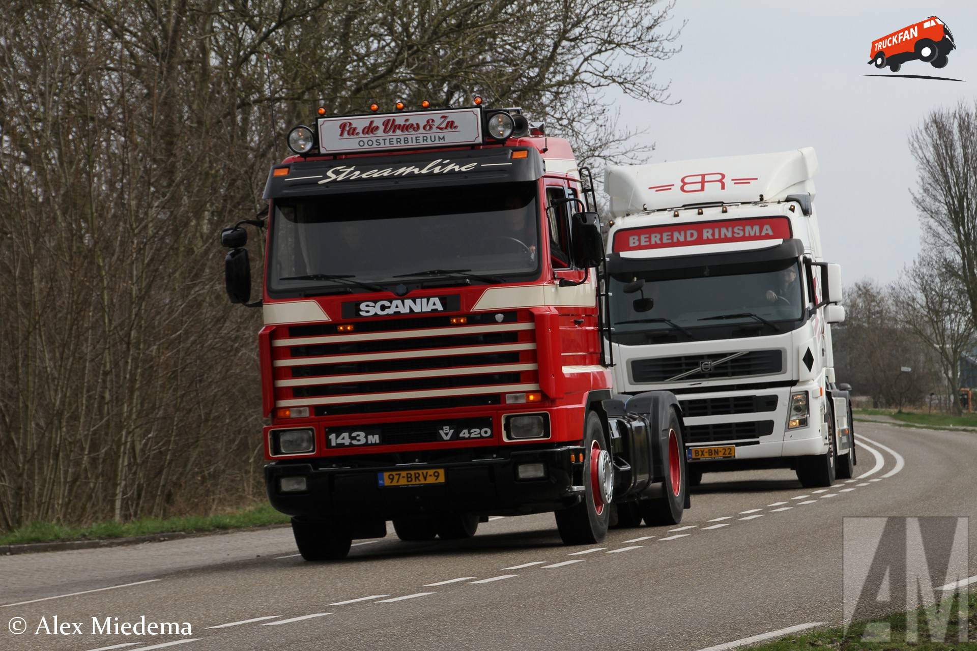 Vrachtwagen van Fa. de Vries & Zn. bij Trucks on Tour 2026