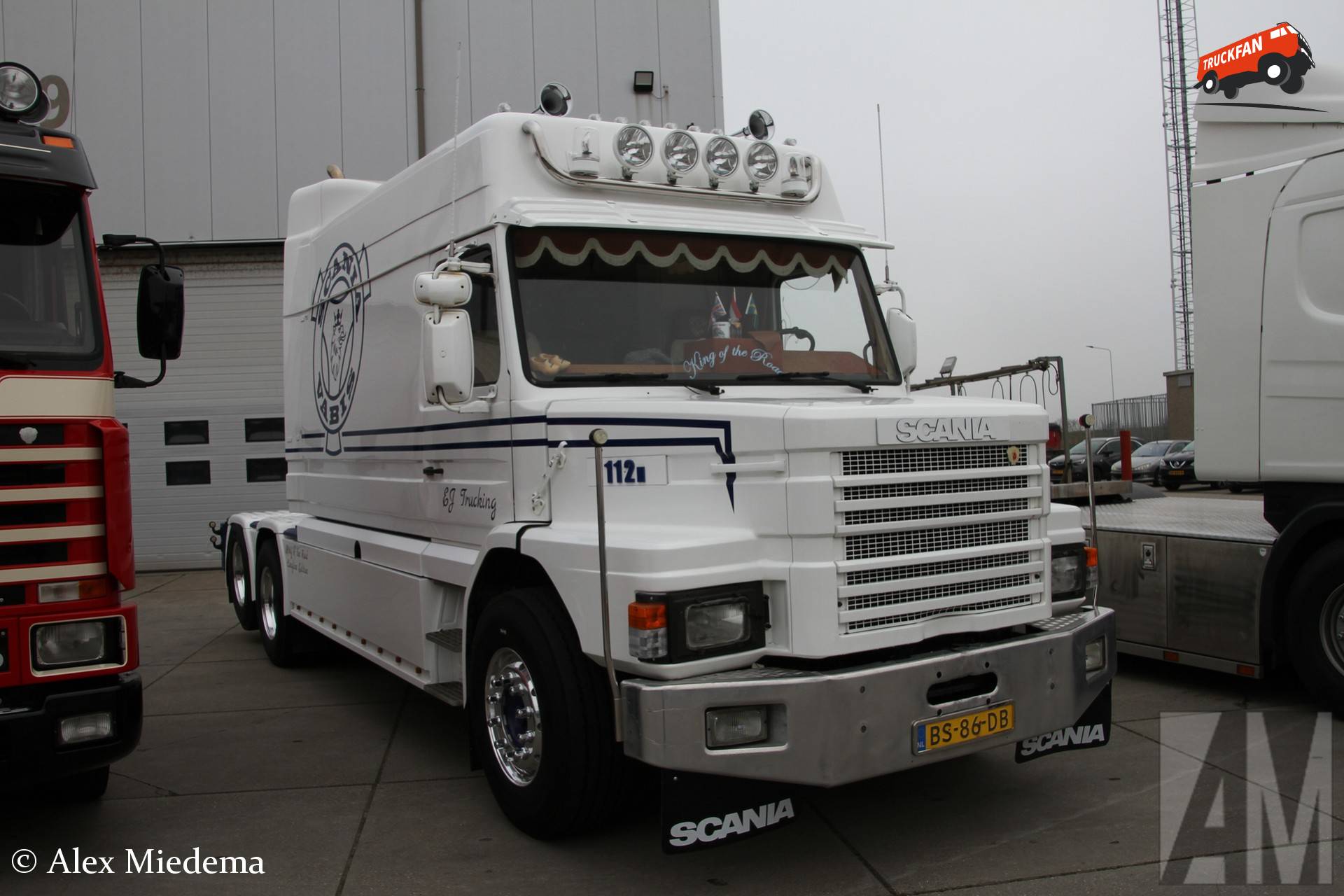 Scania T112E Longline truck in Friesland
