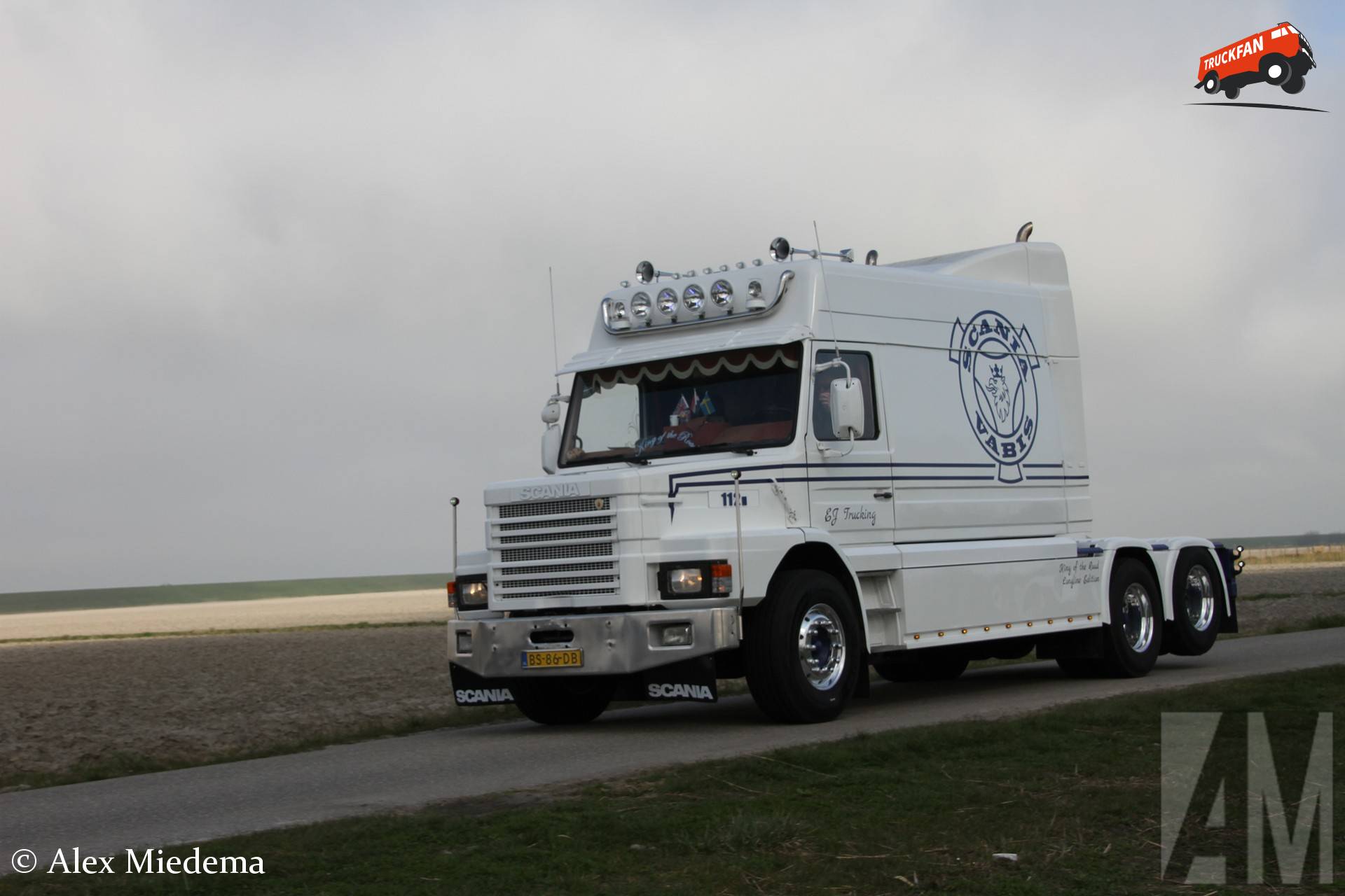 Scania T112E Longline truck in Friesland