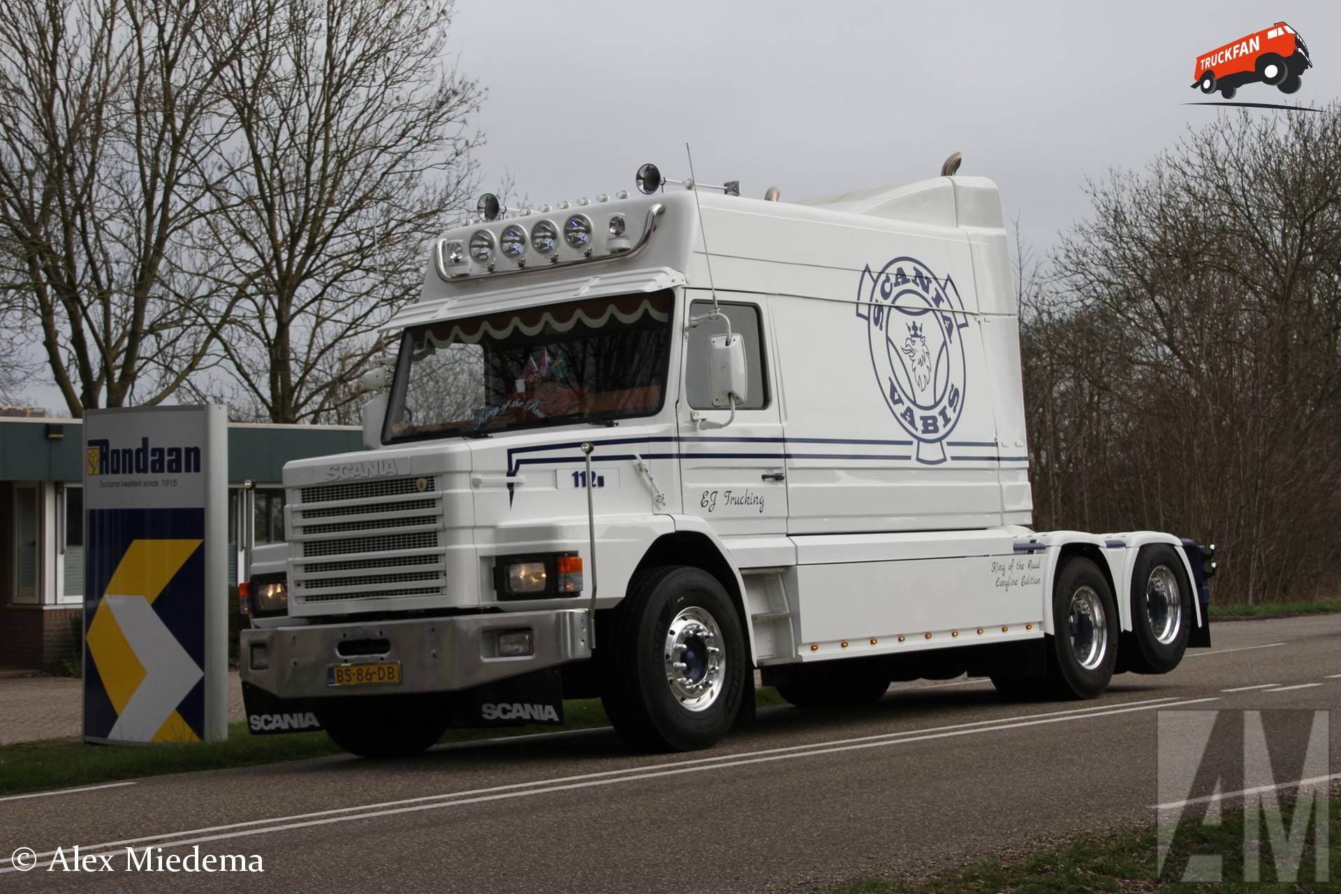 Scania T112E Longline truck in Friesland
