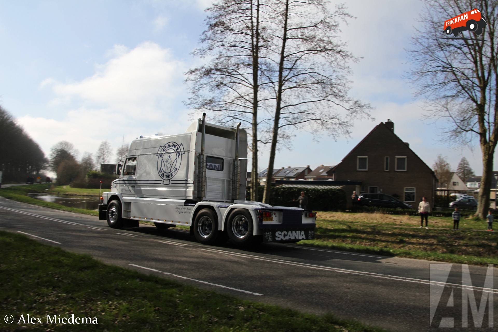 Scania T112E Longline truck in Friesland