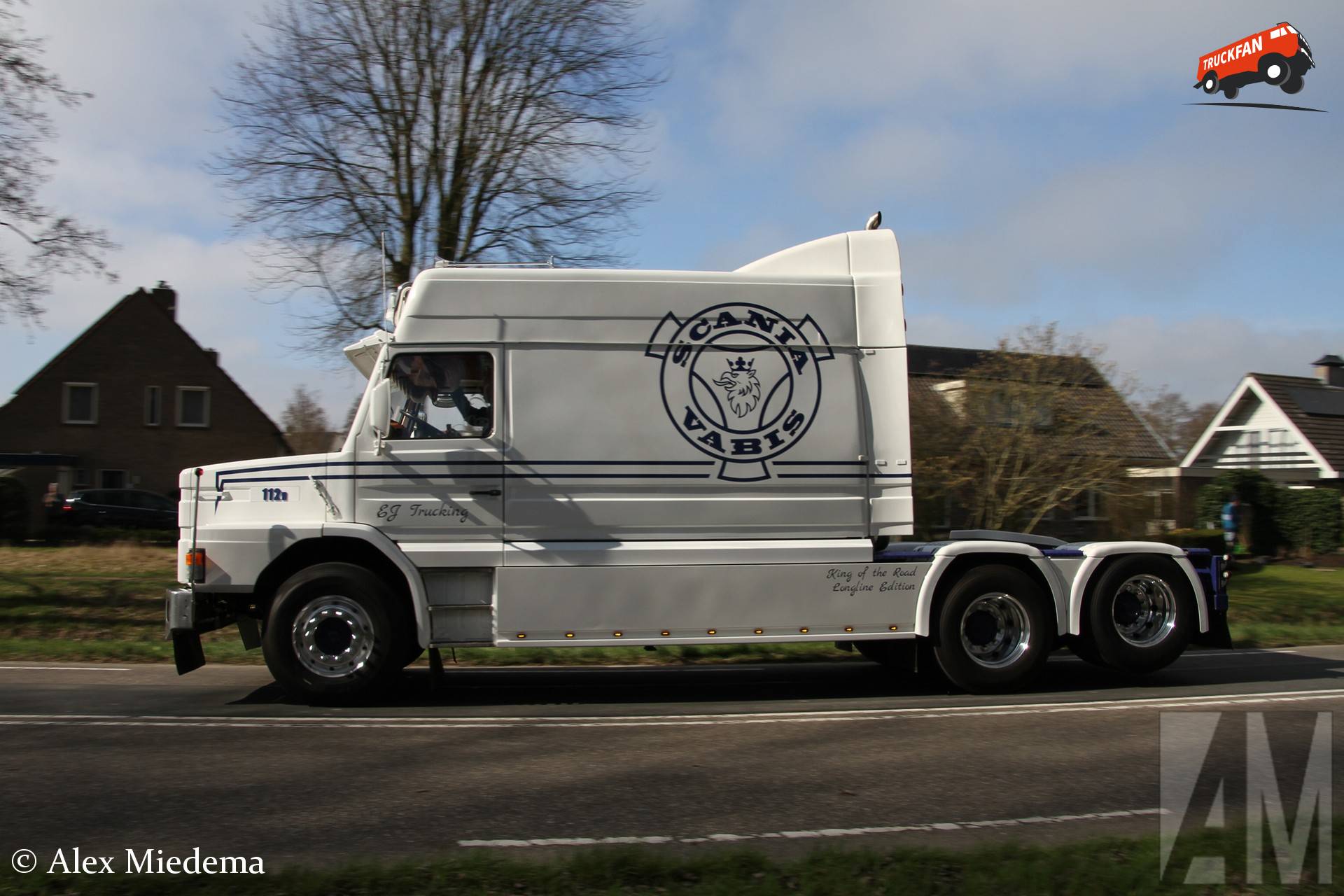 Scania T112E Longline truck in Friesland