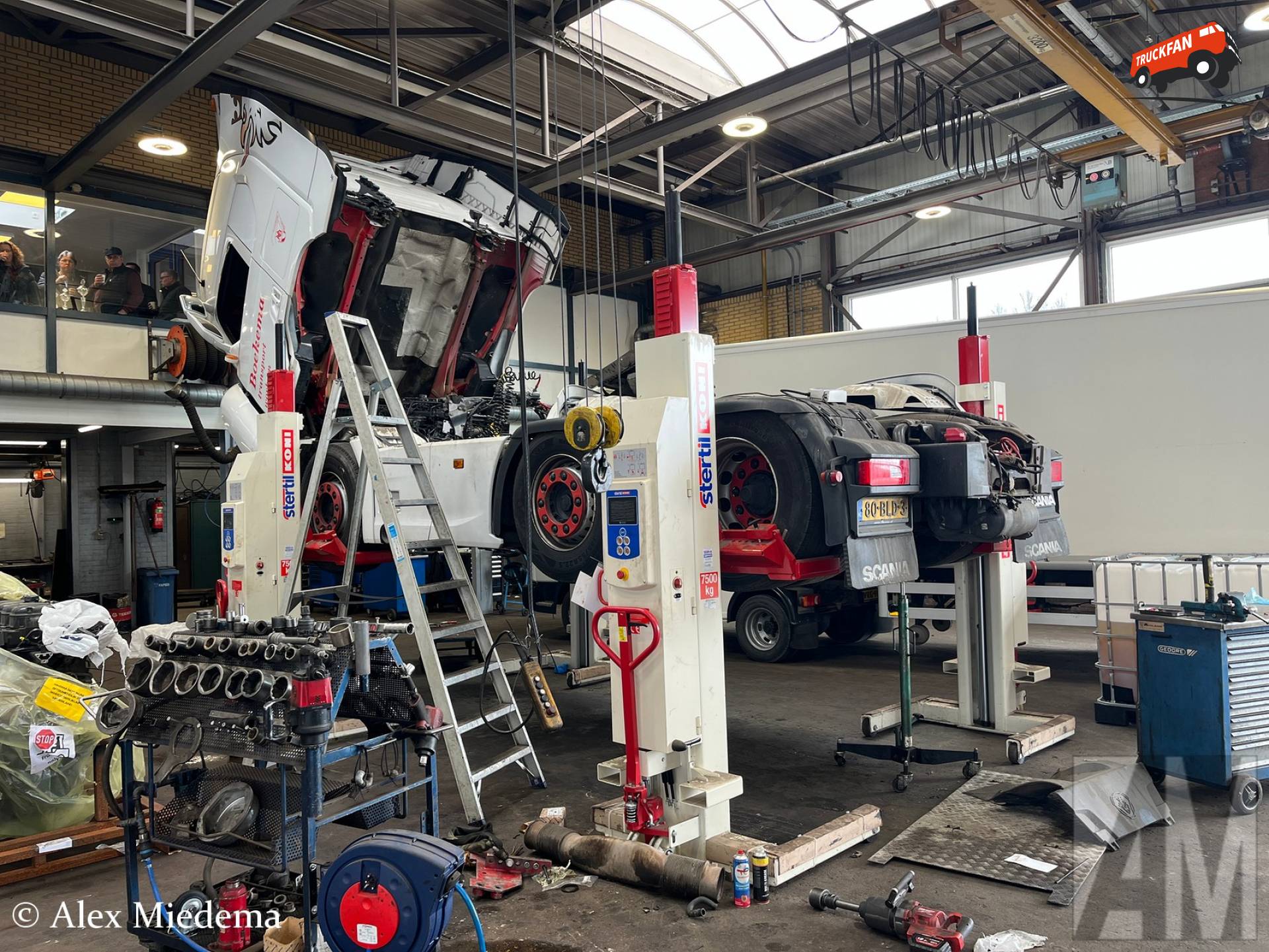 Boekema's Scania R450 op Trucks on Tour 2026