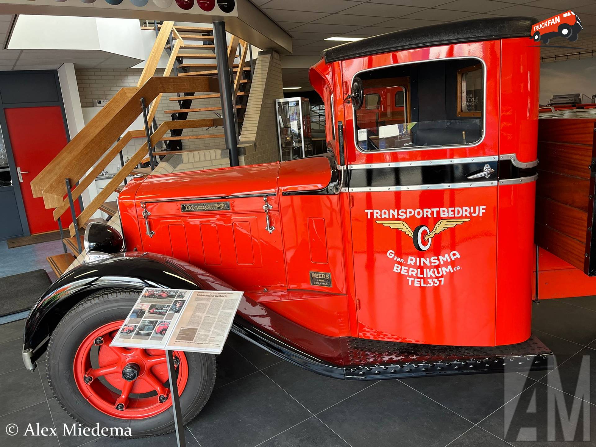 Diamond T truck bij tussenstop Trucks on Tour 2026