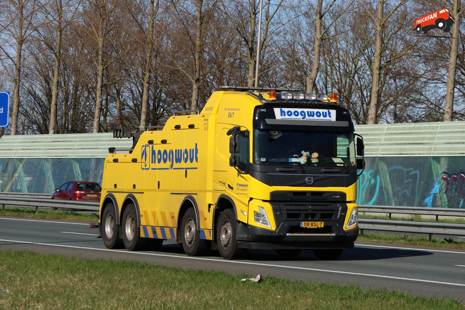Volvo FMX 2e generatie op A7 bij Hoorn