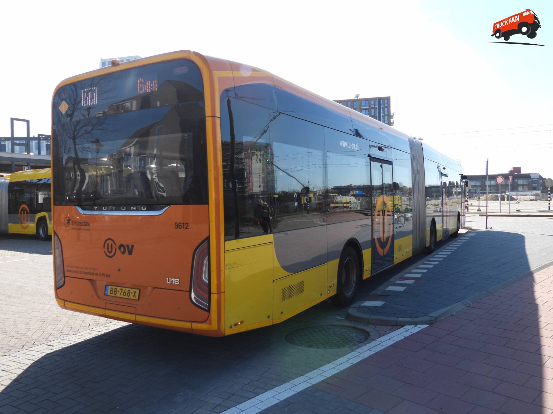 Connexxion 9612 elektrische Yutong U18 in Nieuwegein