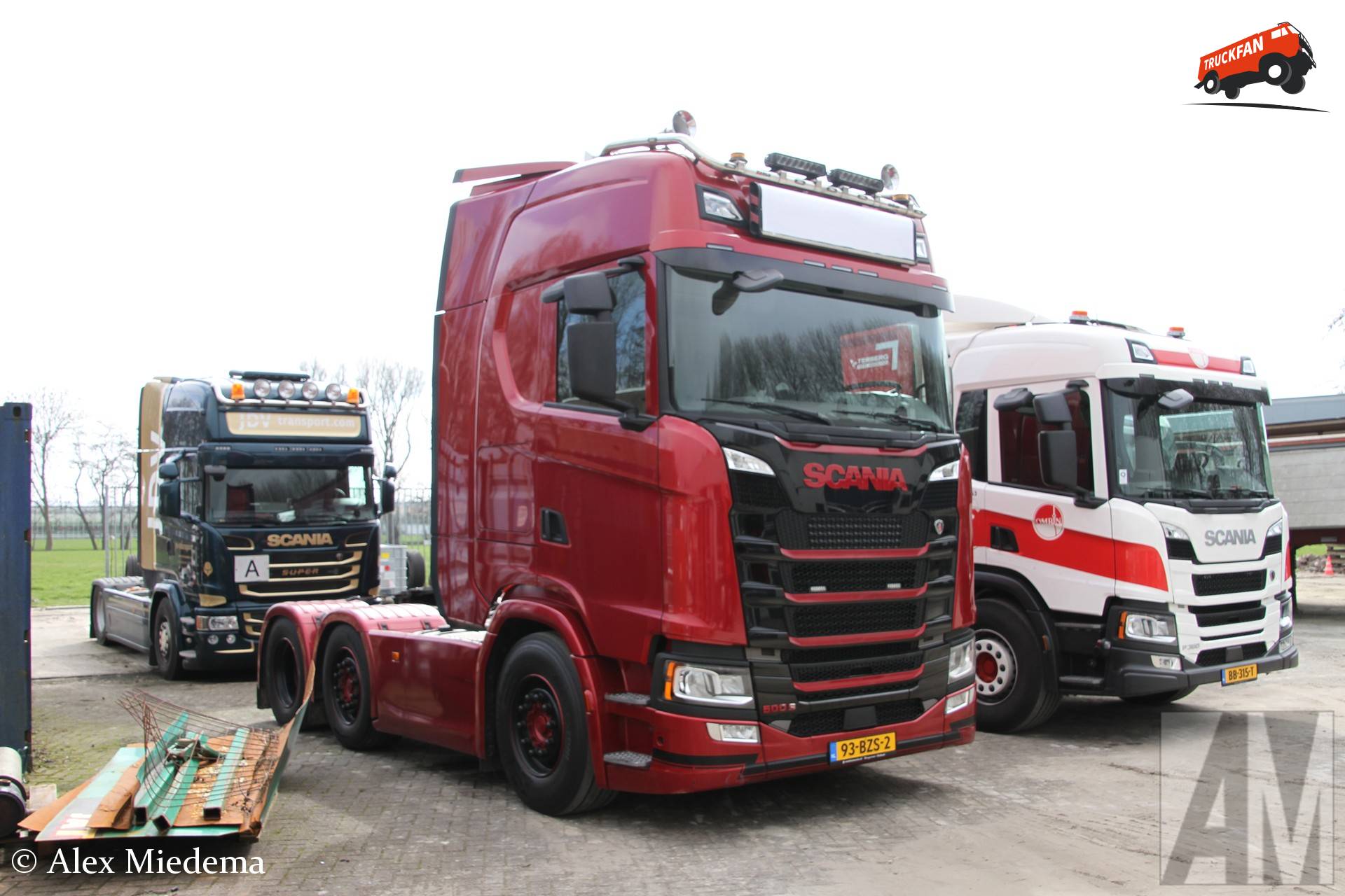 Scania 500S truck bij Rinsma Berlikum