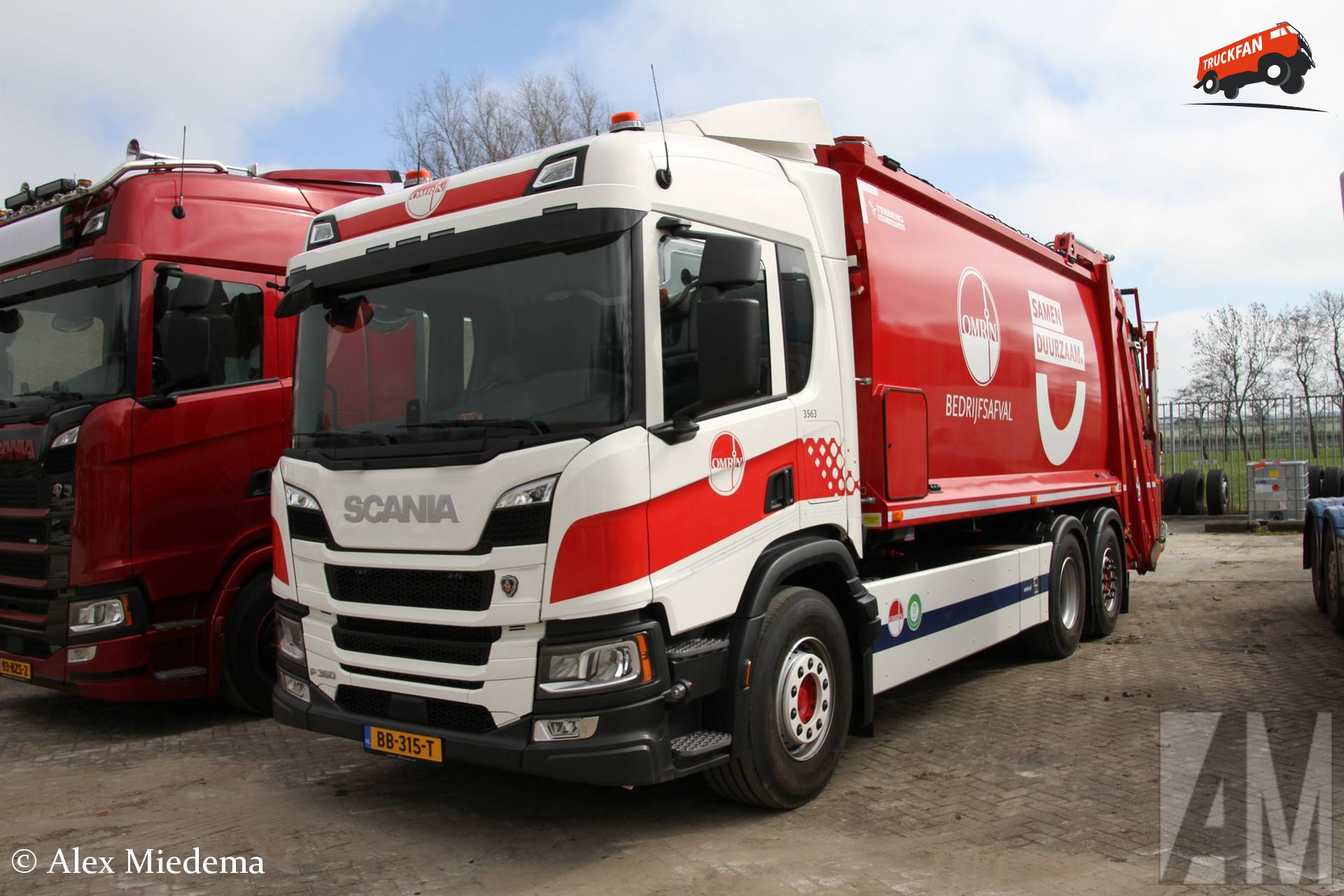 Omrin Scania P360 tijdens Classic Truck Tour