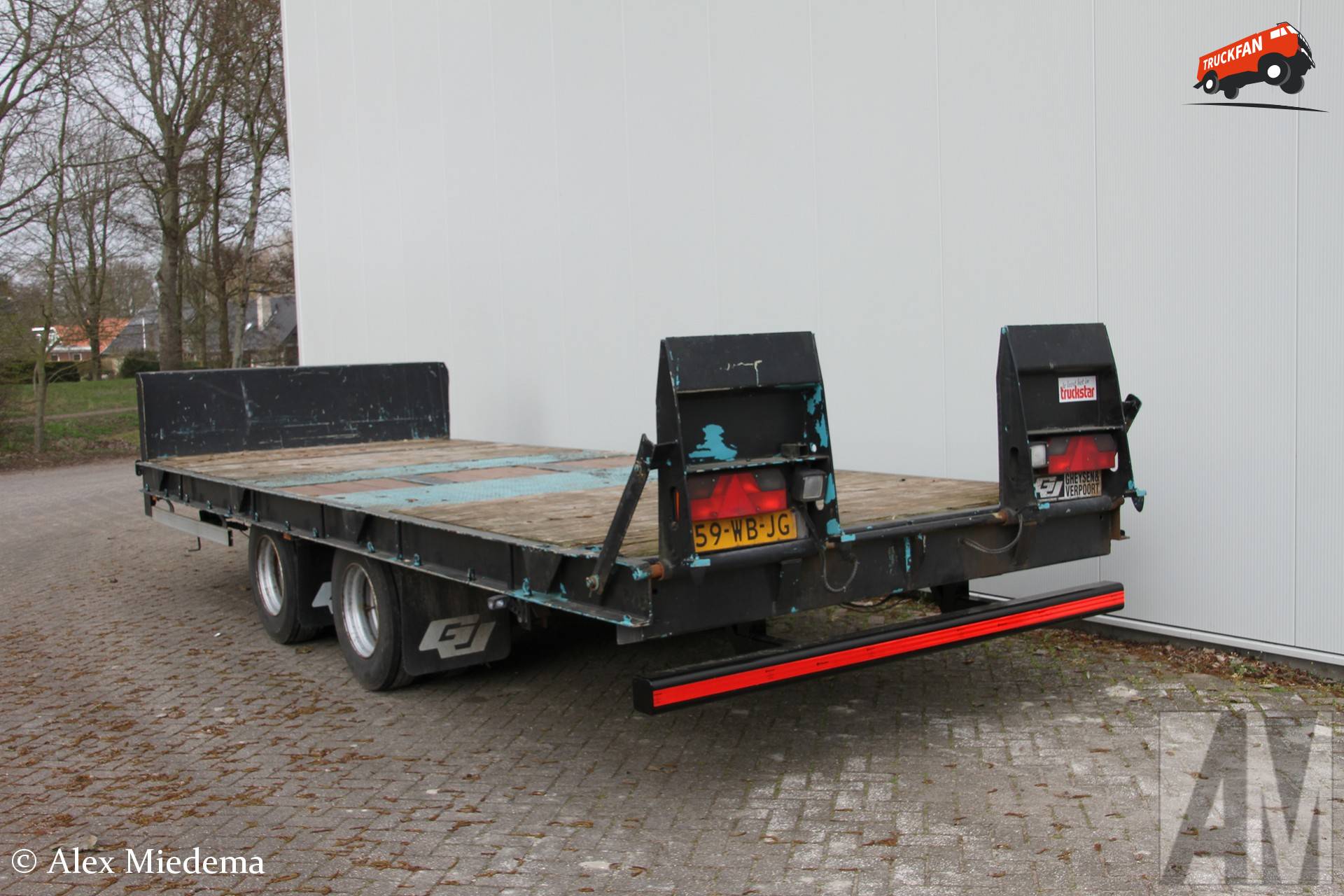 Gheysen & Verpoort Model R1918B aanhangwagen bij Classic Truck Tour