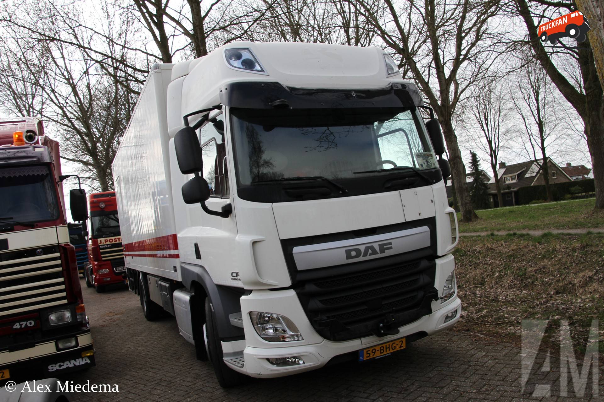 DAF CF Euro 6 truck bij Classic Truck Tour tussenstop