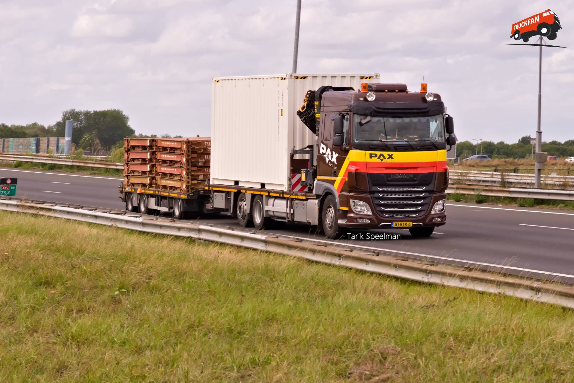DAF XF Euro 6 vrachtwagen met kenteken 81-BTR-6