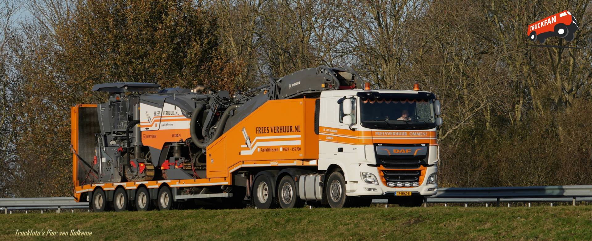 DAF XF Speciaal Transport op A7 Sneek