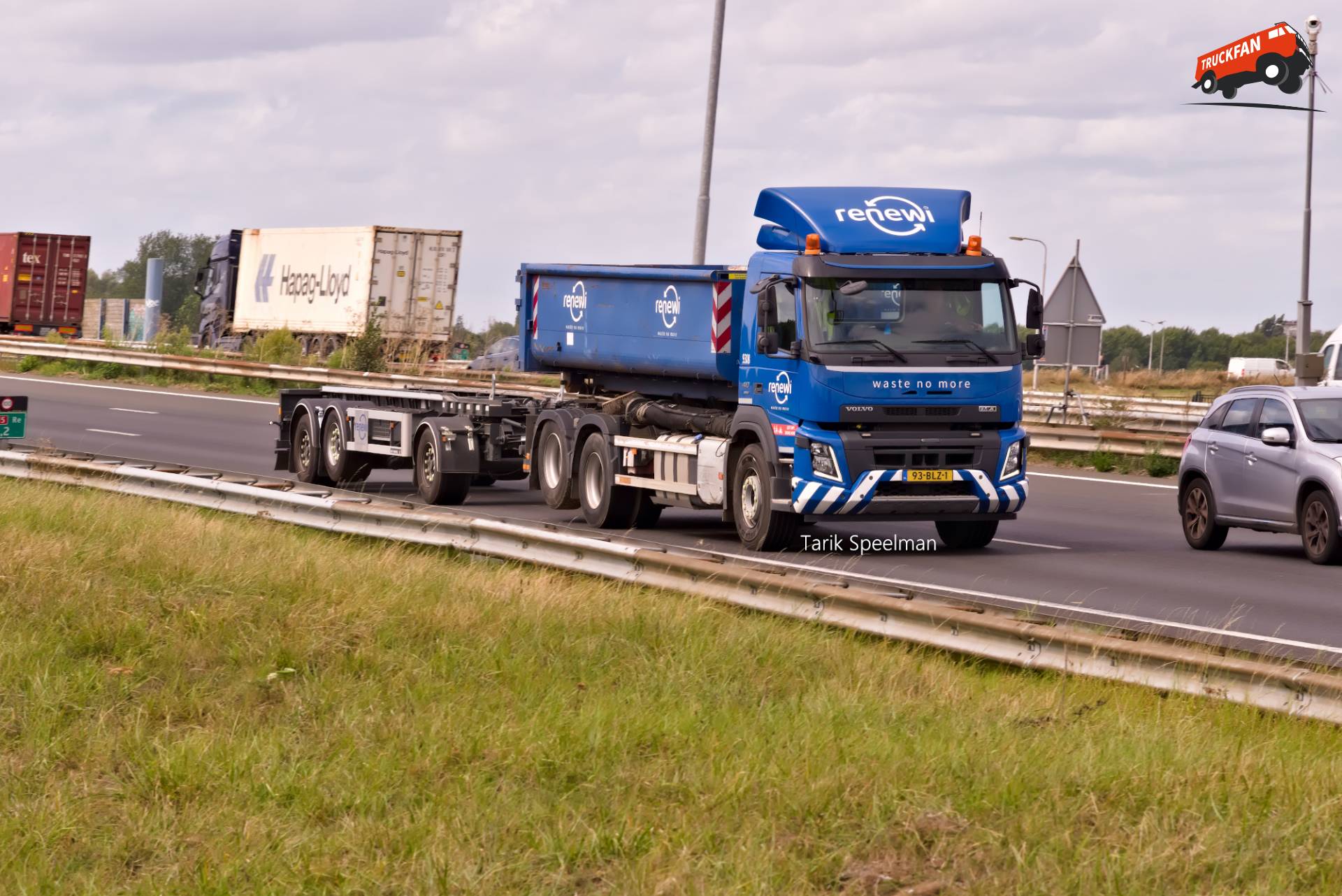 Volvo FMX 2nd Gen vrachtwagen met kenteken 93-BLZ-1