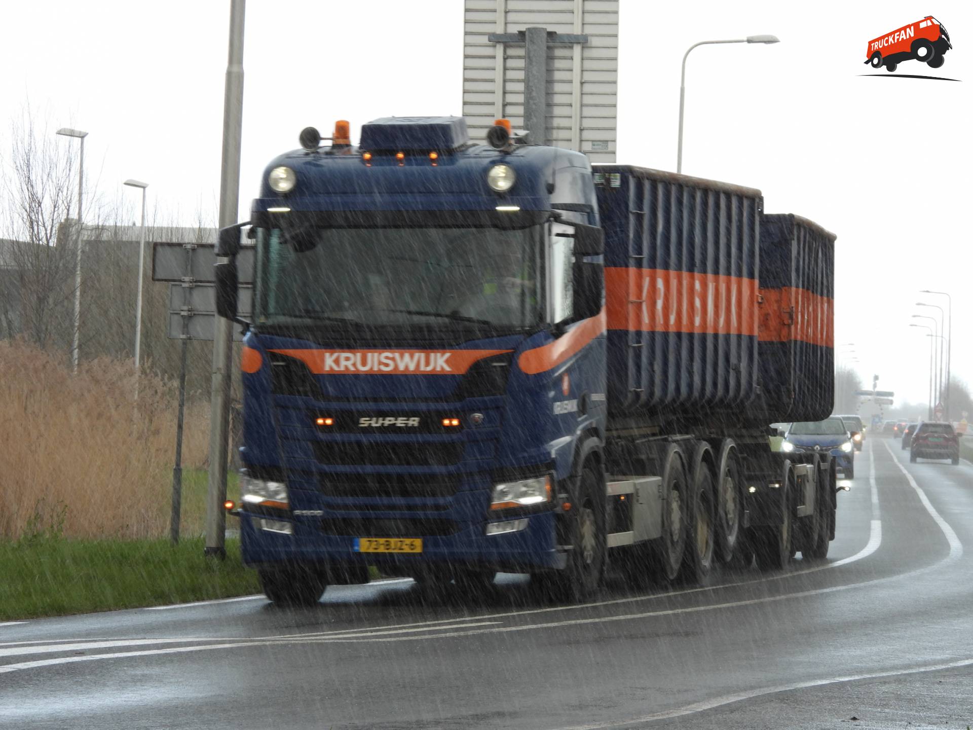 Kruiswijk Transport B.V. Scania R500 op M. A. Reinaldaweg