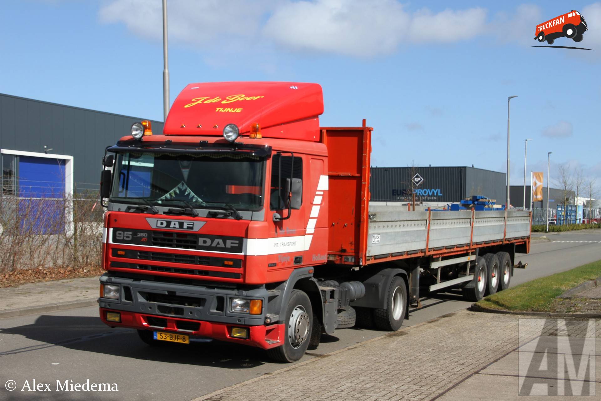 DAF FT 95 360 ATi vrachtwagen met Floor oplegger