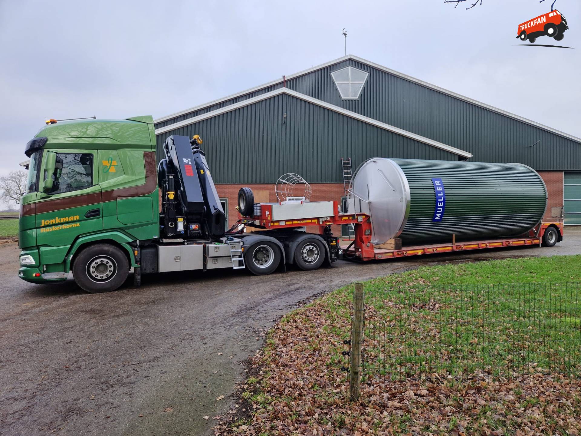 DAF XG 480 en Faymonville MegaMAX machine in beeld
