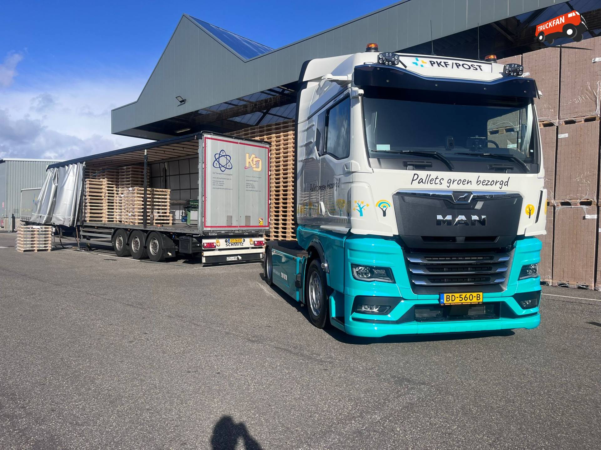 Elektrische vrachtwagen geleverd door Wierda Bedrijfswagens Westerbroek