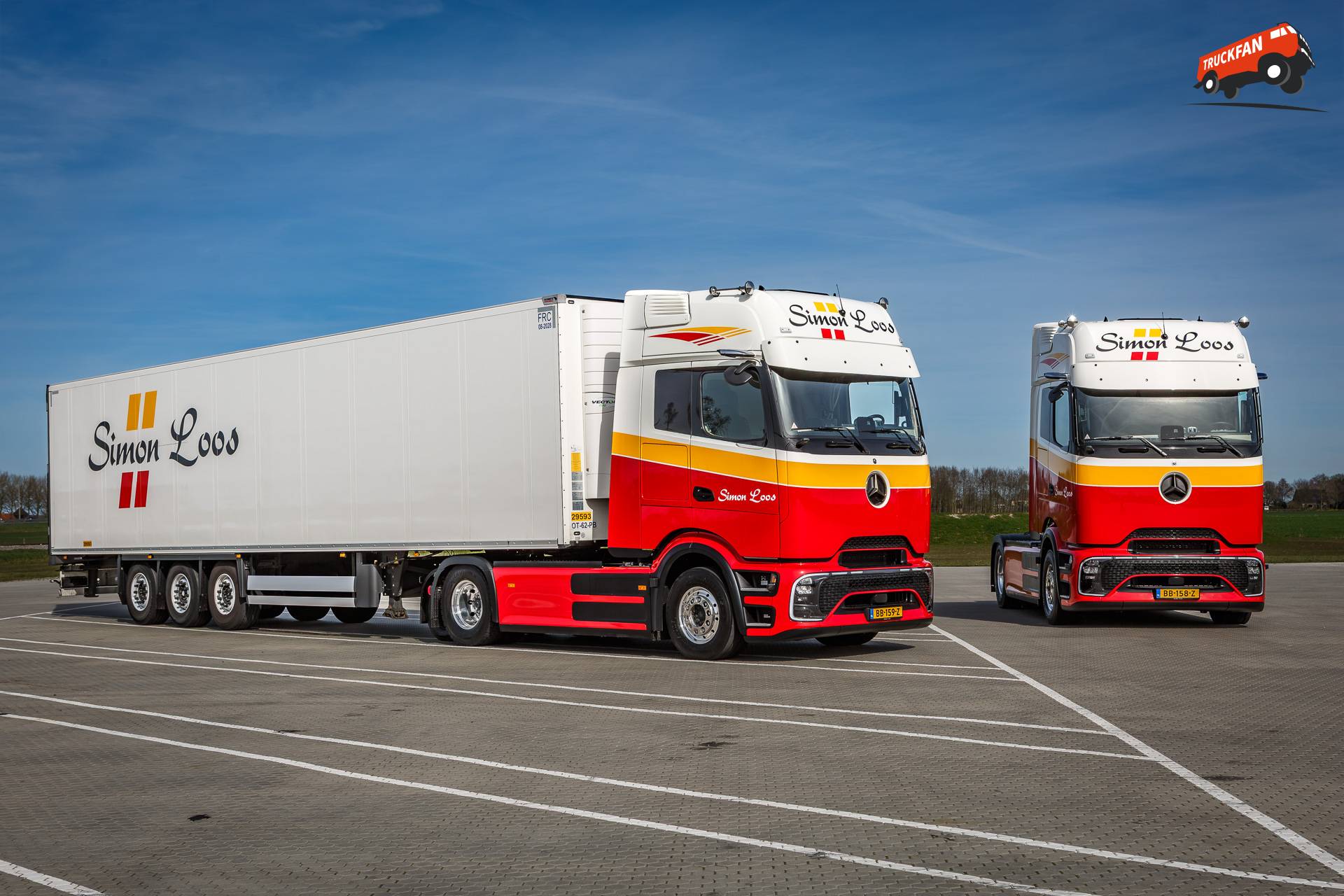 Mercedes-Benz eActros 600 trucks with Estepe naloopas